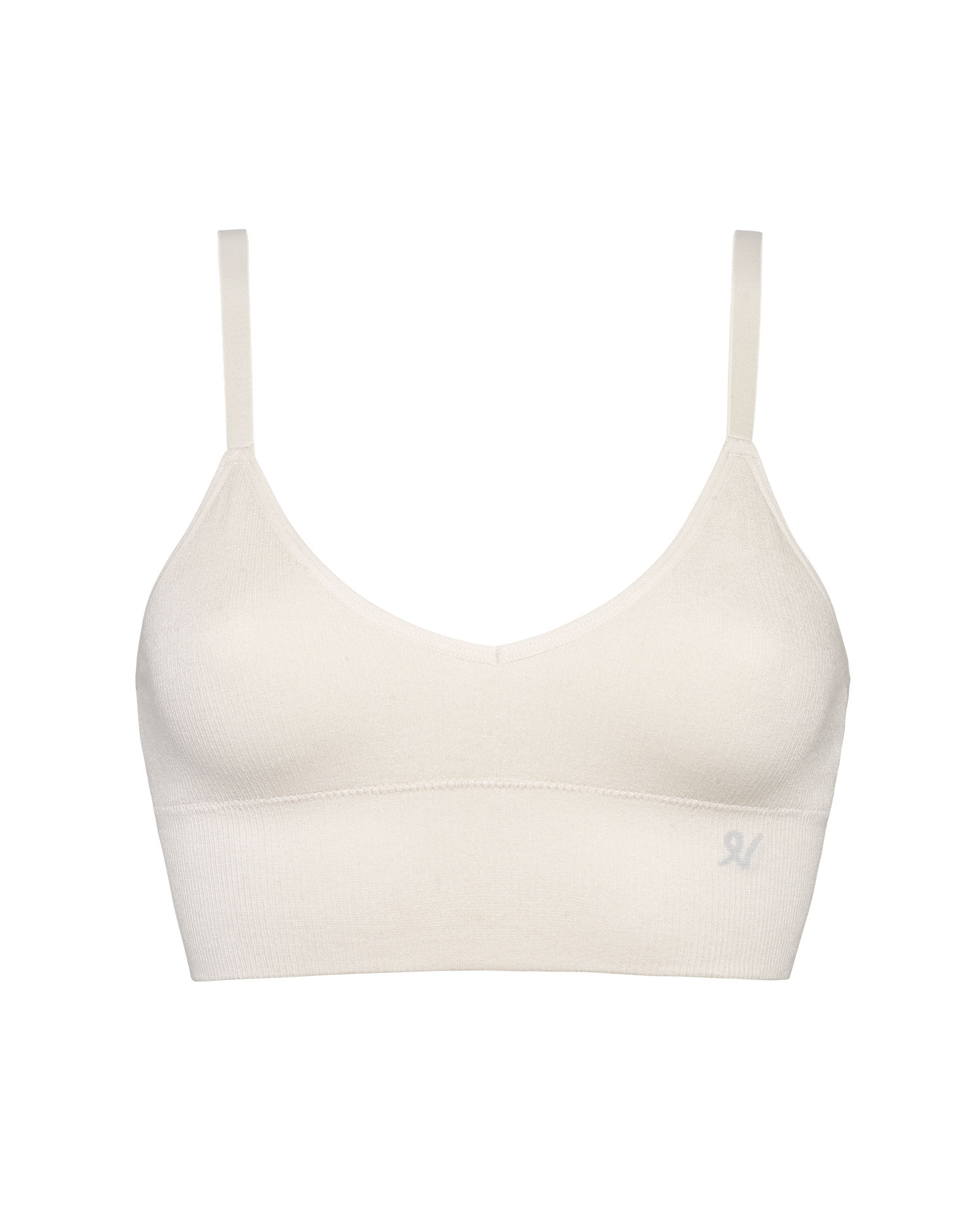 The TENCEL™ Seamless Bralette - White Sand
