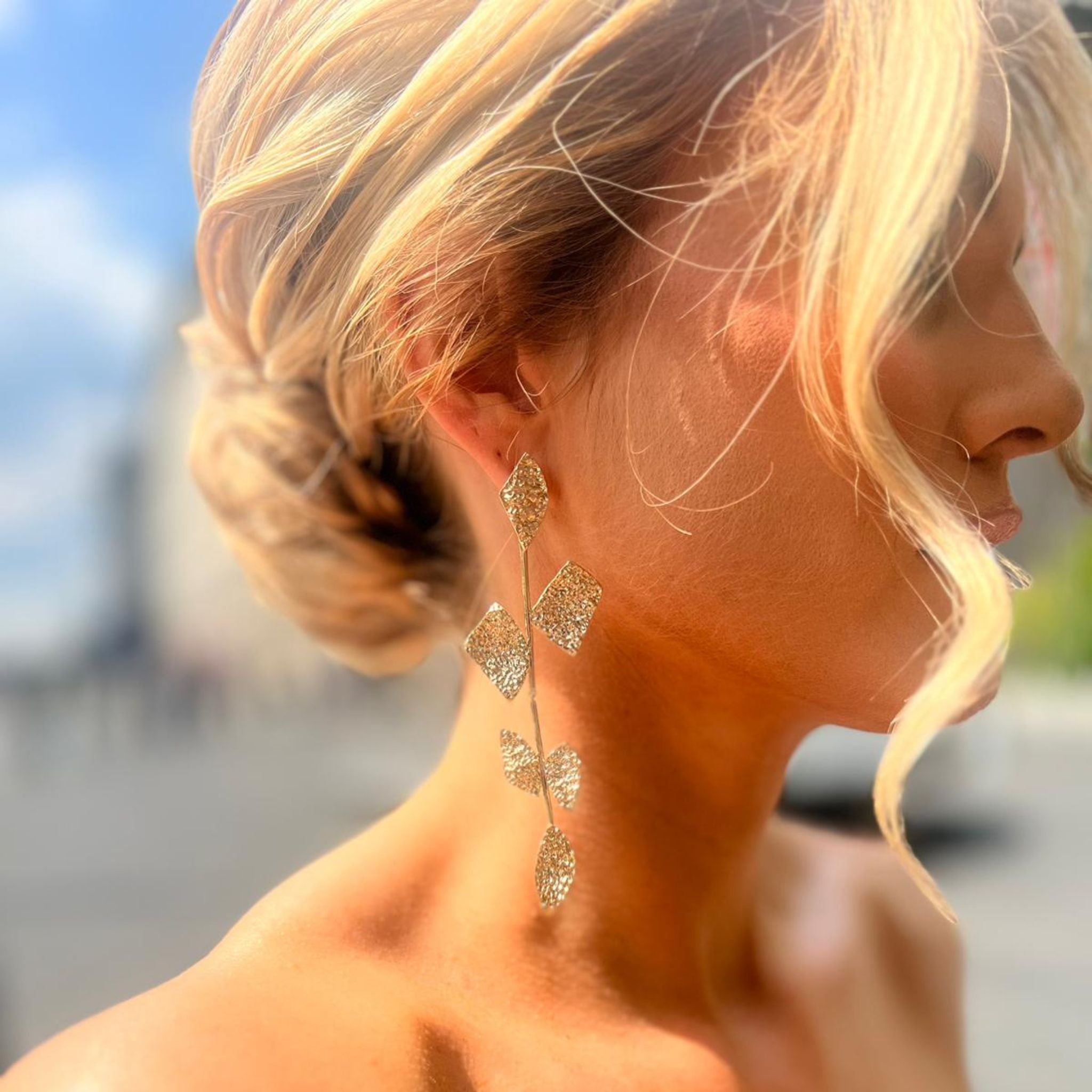 The Gold Leaf Earrings