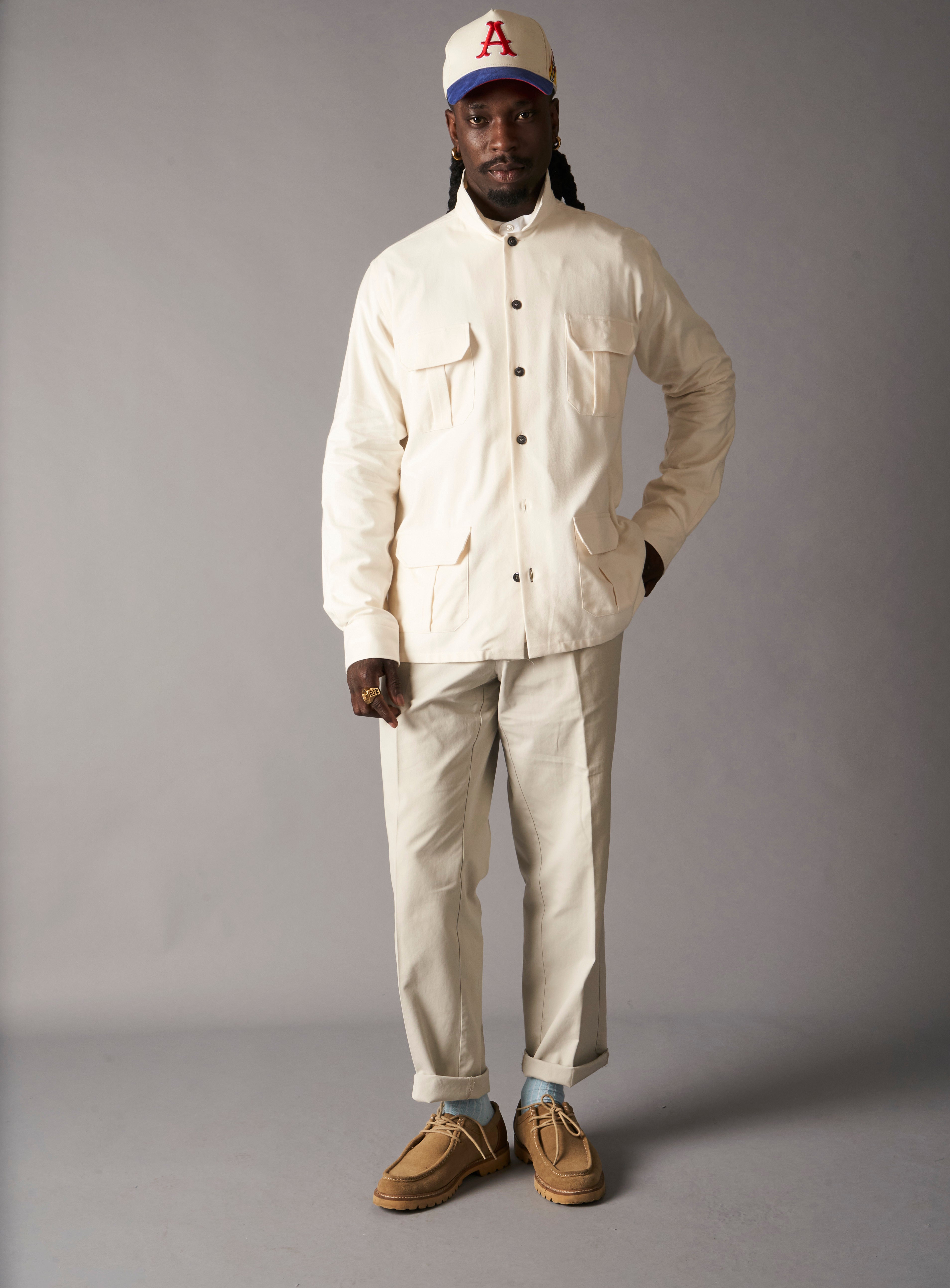 Regenerative Cotton Undyed & Unbleached Over Shirt