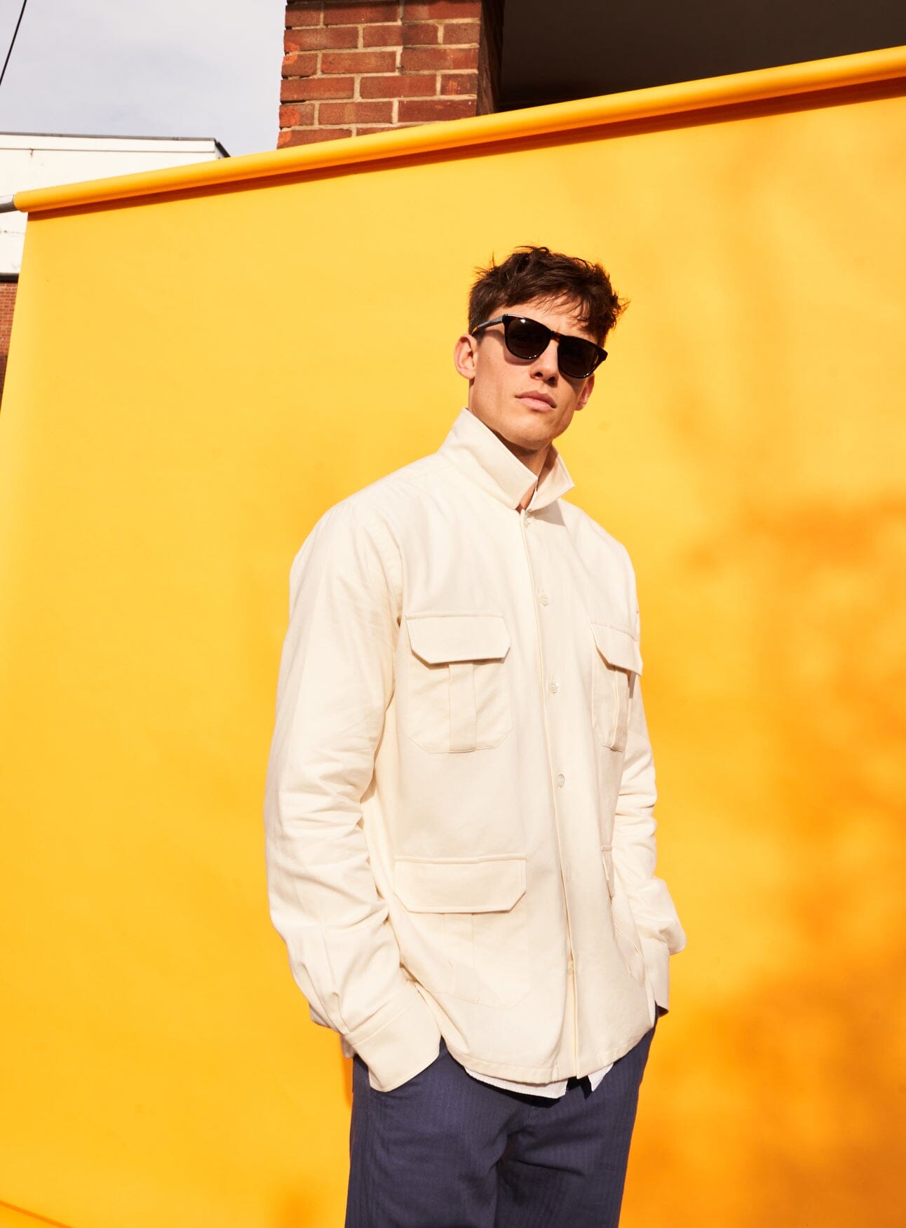 Regenerative Cotton Undyed & Unbleached Over Shirt