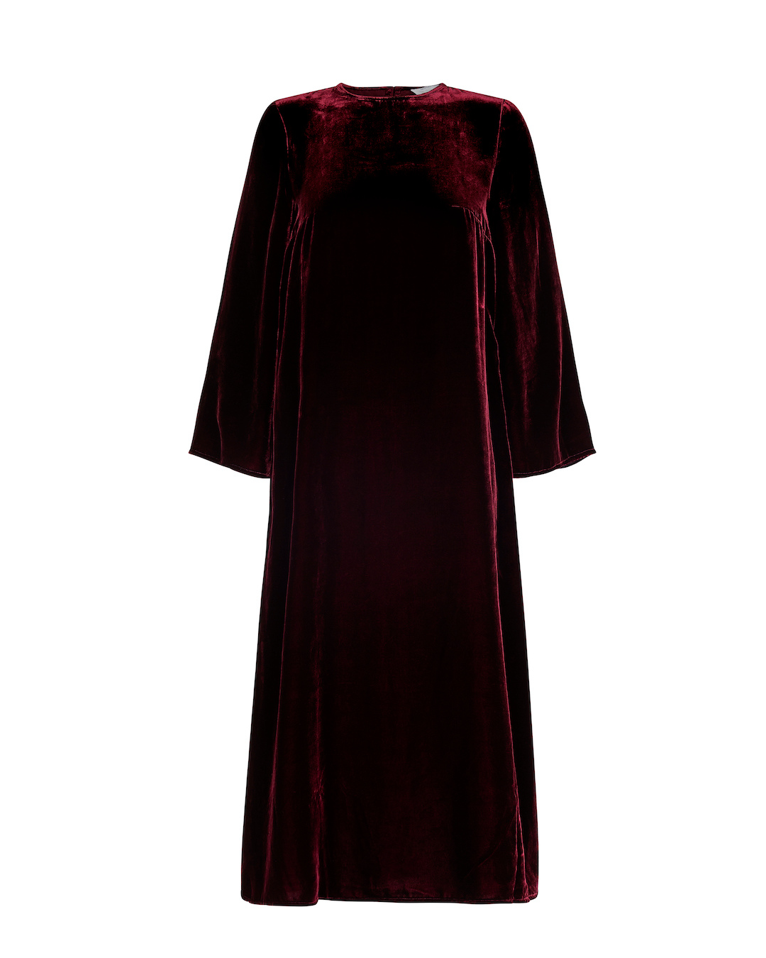 Scala - Cabernet Silk Velvet Dress