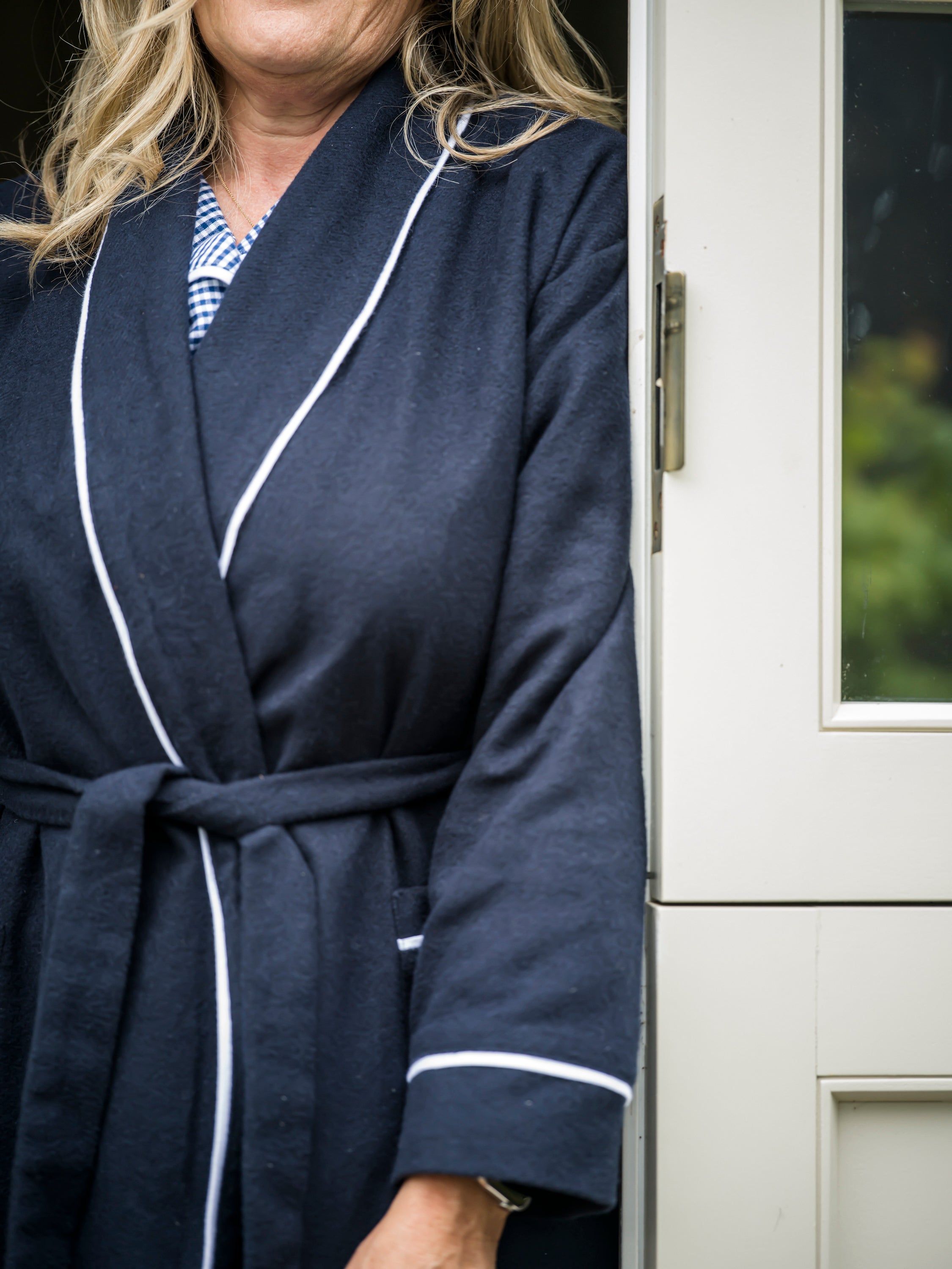 Sian Esther X Osborn Interiors Navy Robe
