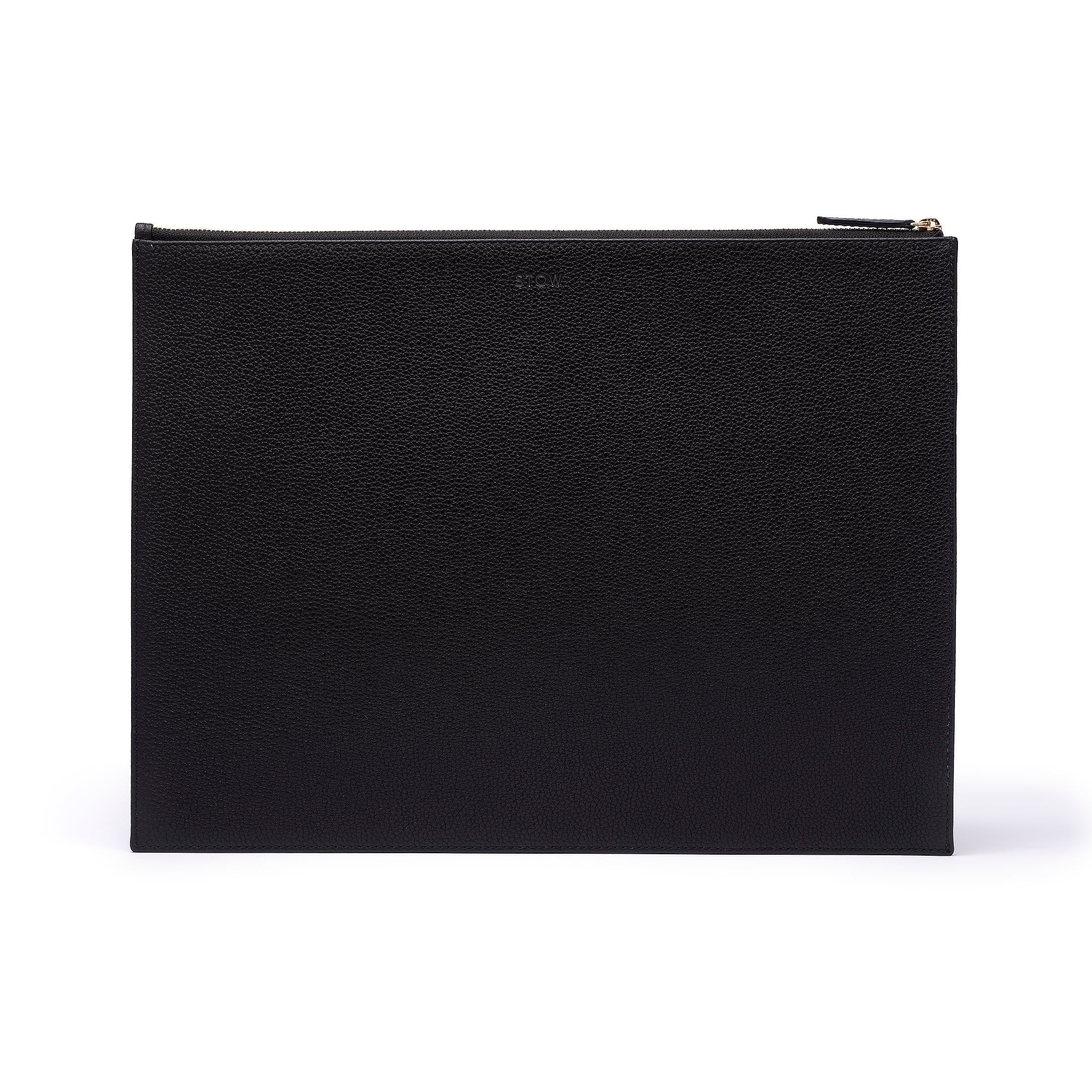 Seeview Folio - Black Pebbled Leather and TPU