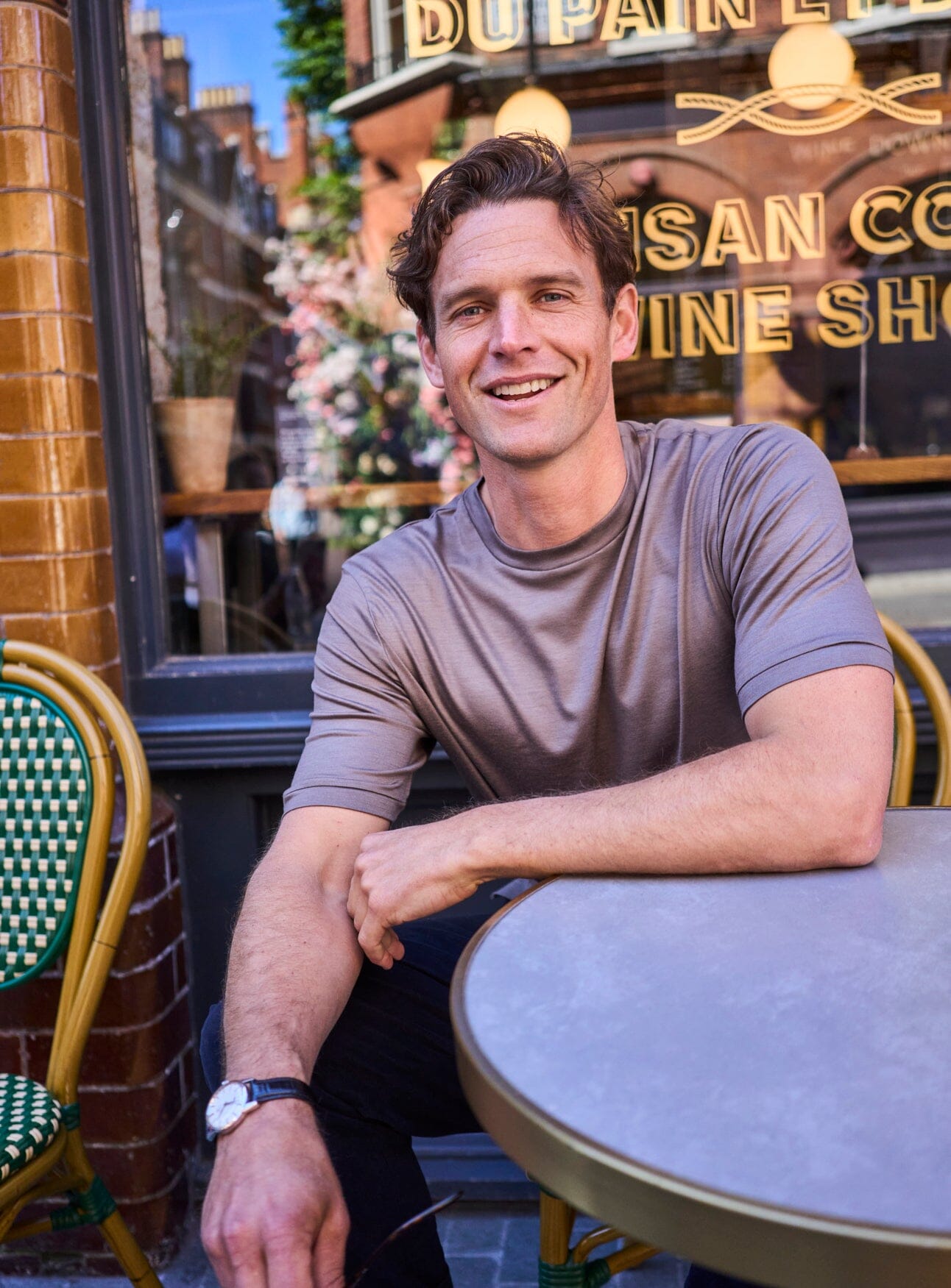 ZQ Merino Oatmeal Super 120s Stretch T-Shirt