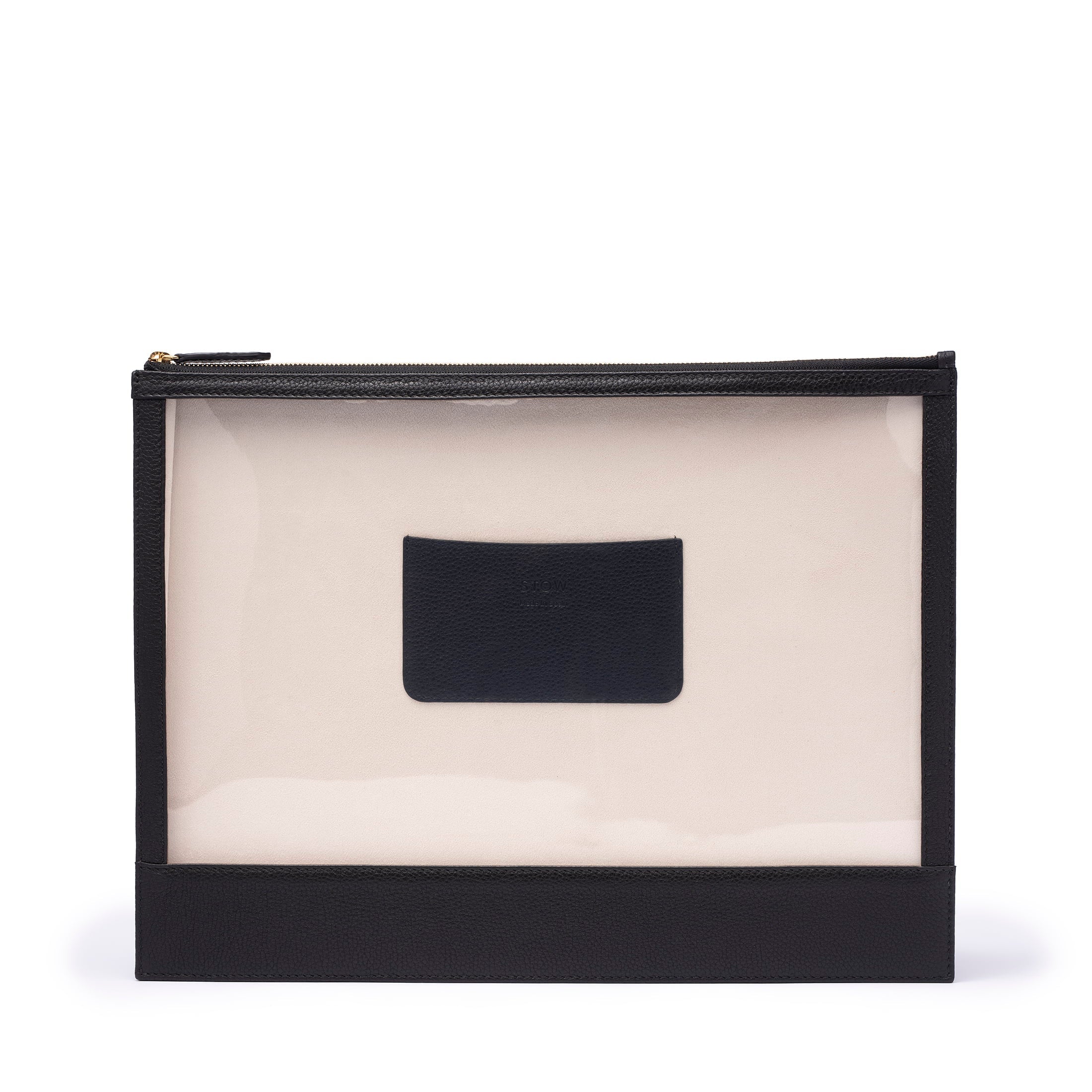 Seeview Folio - Black Pebbled Leather and TPU