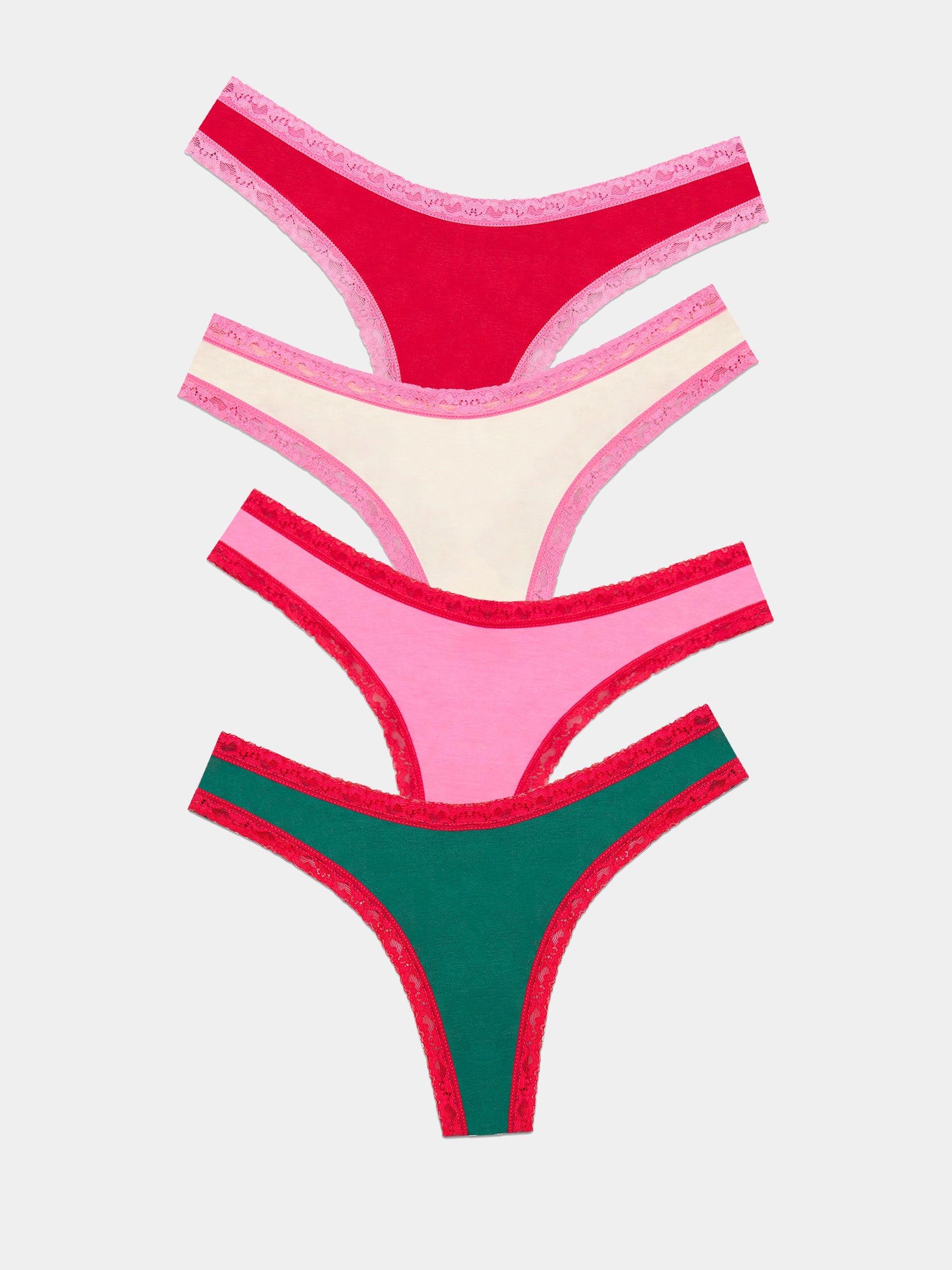 Thong Four Pack - Sugar & Spice