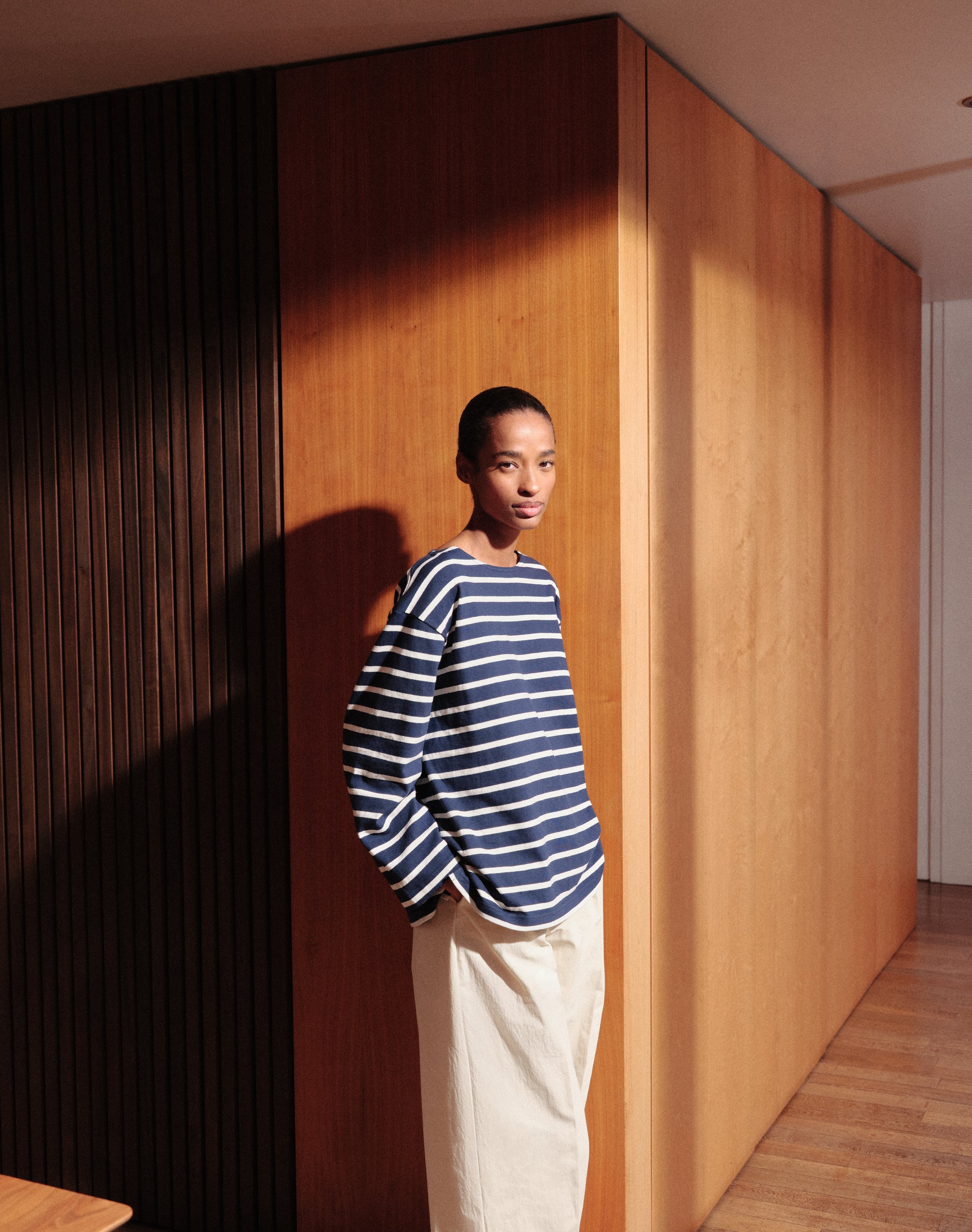 The Breton 02 / the Oversize - Ink + Ecru