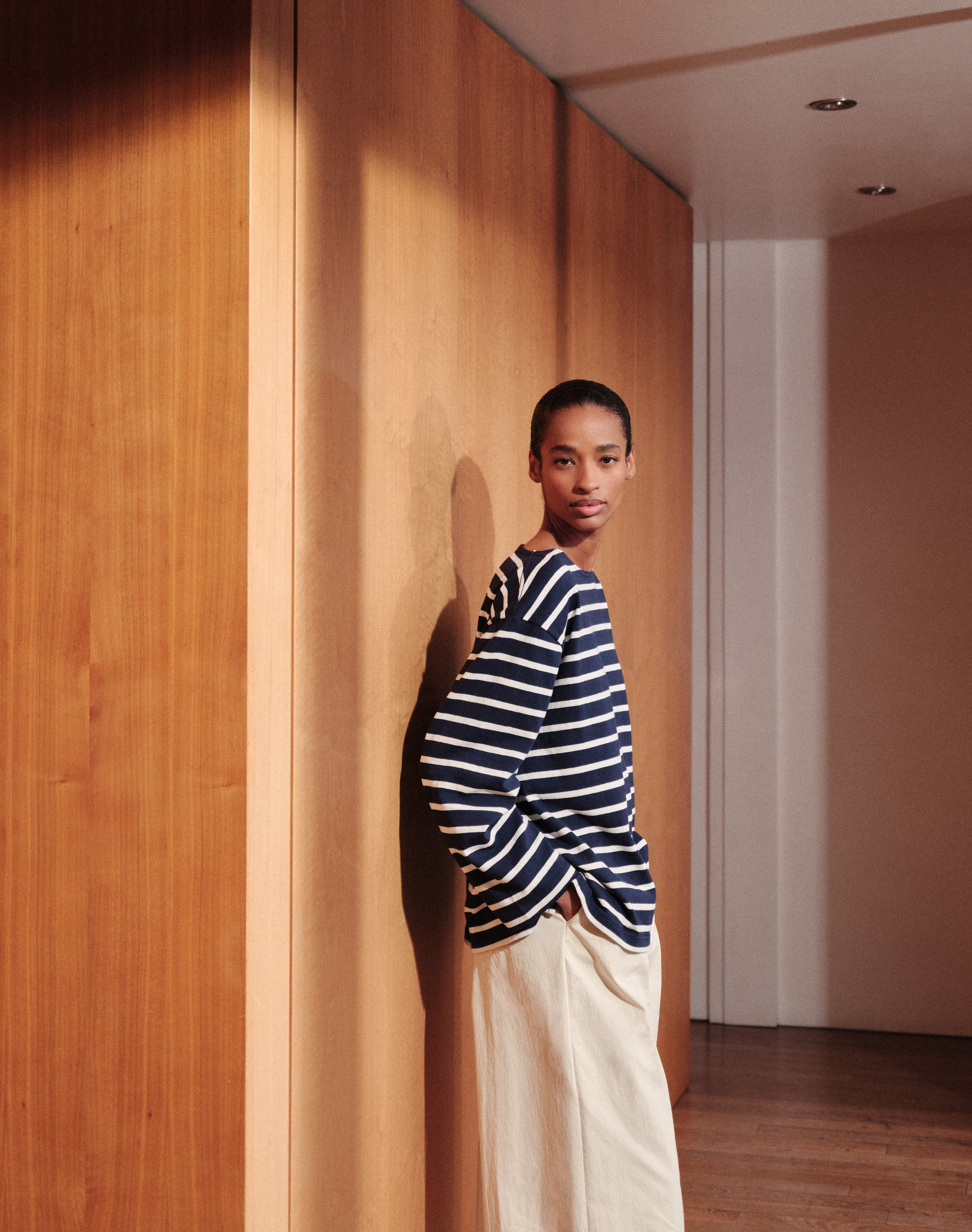The Breton 02 / the Oversize - Ink + Ecru
