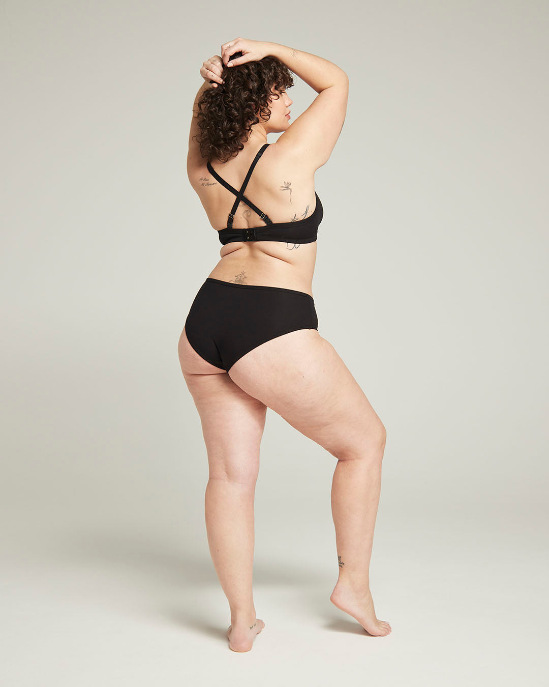 The Organic Cotton Easy Does It Bralette - Black