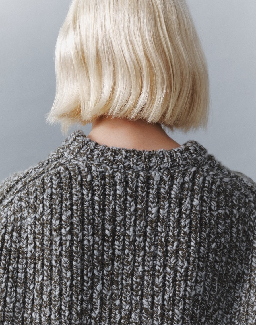 The HEIRLOOM CABLE CREW - Moss Twist