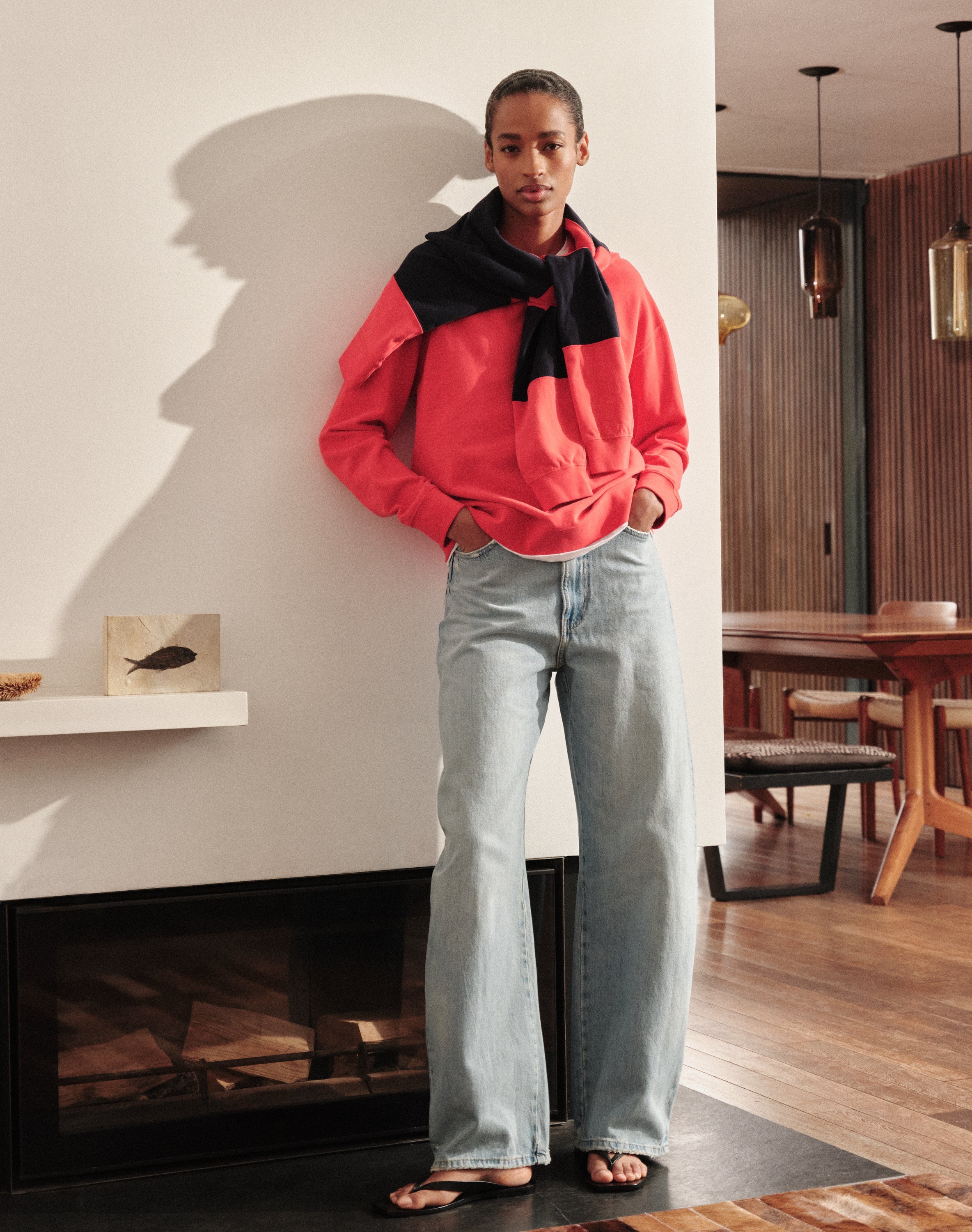 The LOOPBACK Crew Sweat - Rayleigh