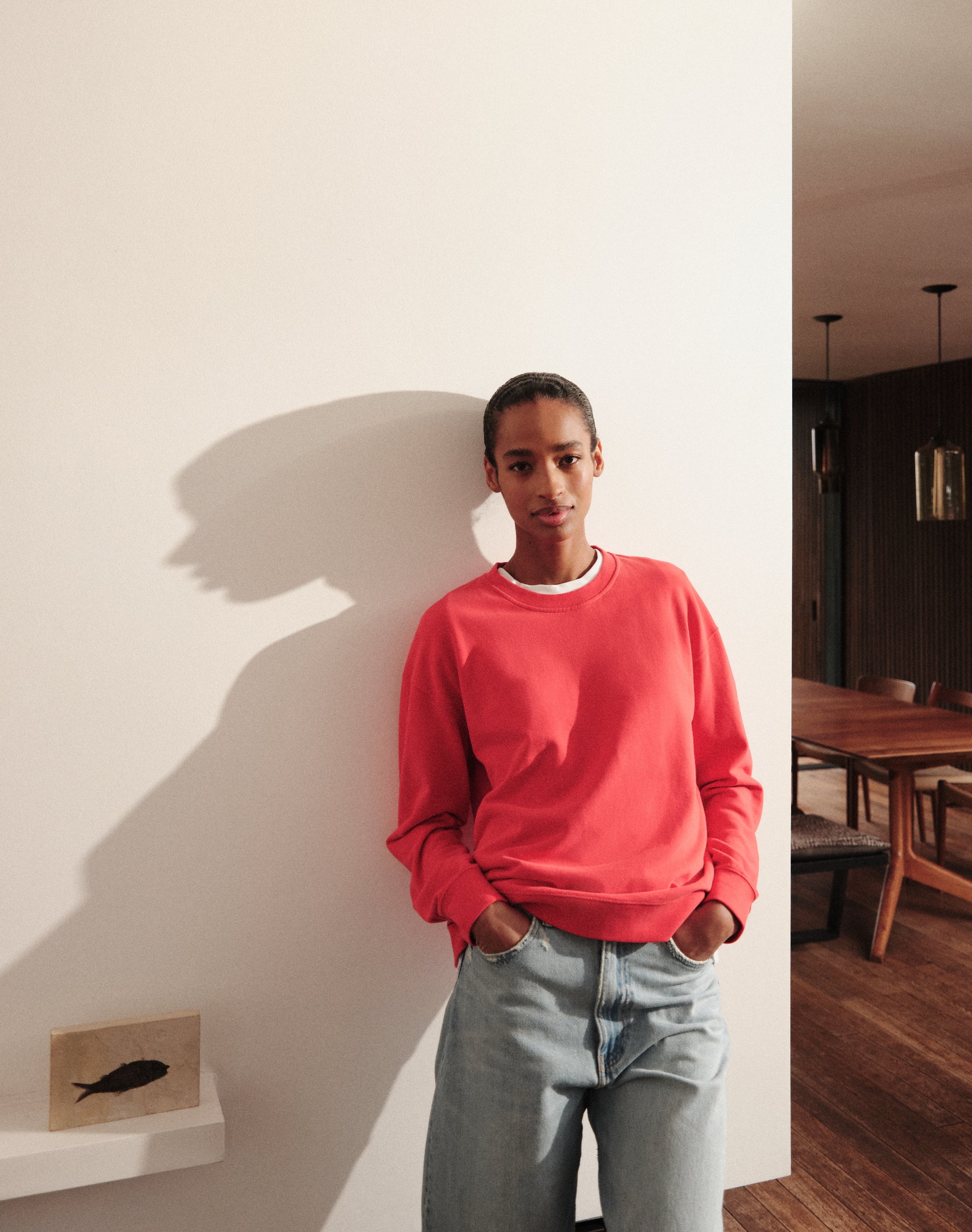 The LOOPBACK Crew Sweat - Rayleigh