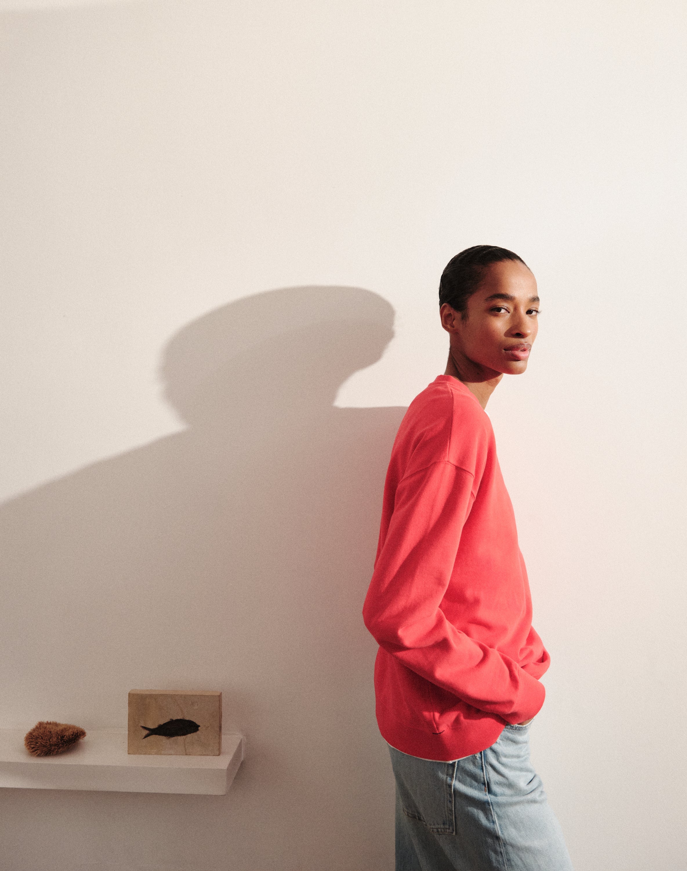 The LOOPBACK Crew Sweat - Rayleigh