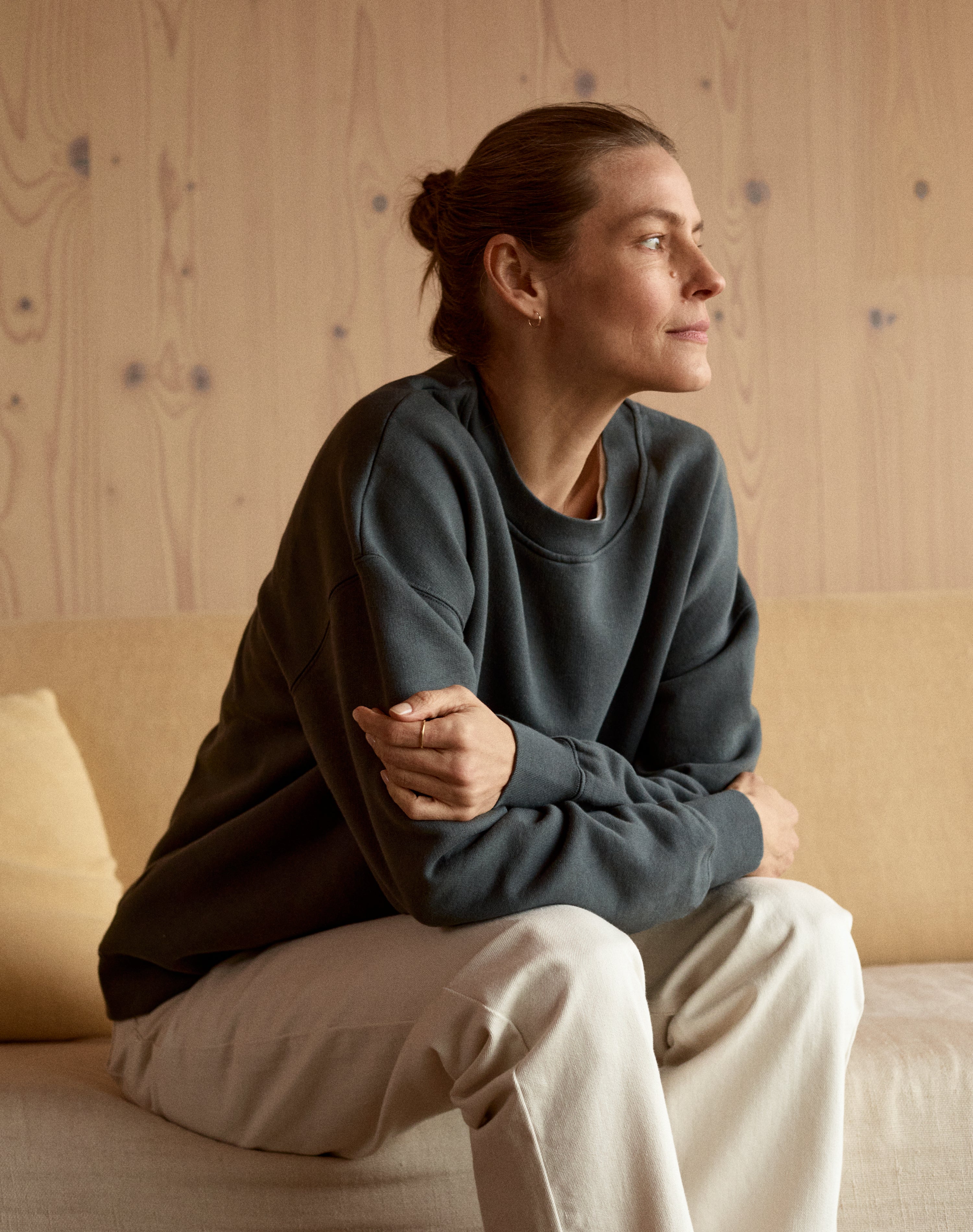 The Relaxed-fit SWEATSHIRT - Anthracite