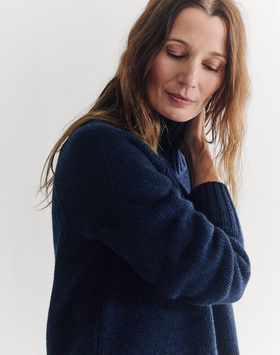 The Authentic Funnel - Navy Marl