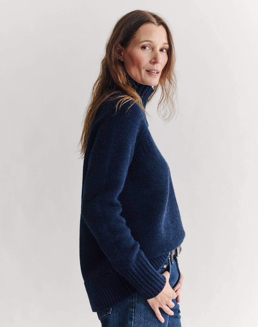 The Authentic Funnel - Navy Marl