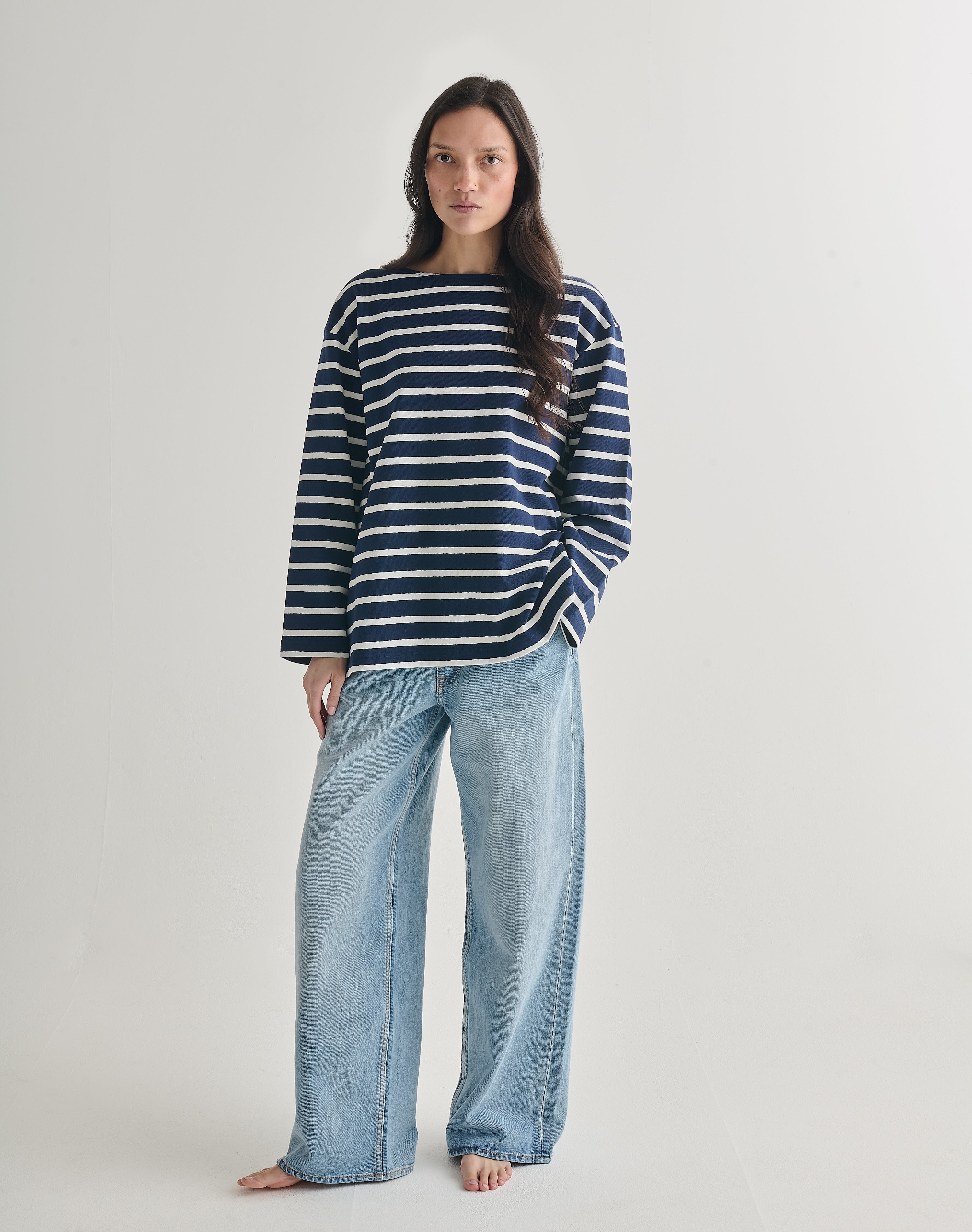 The Breton 02 / the Oversize - Ink + Ecru