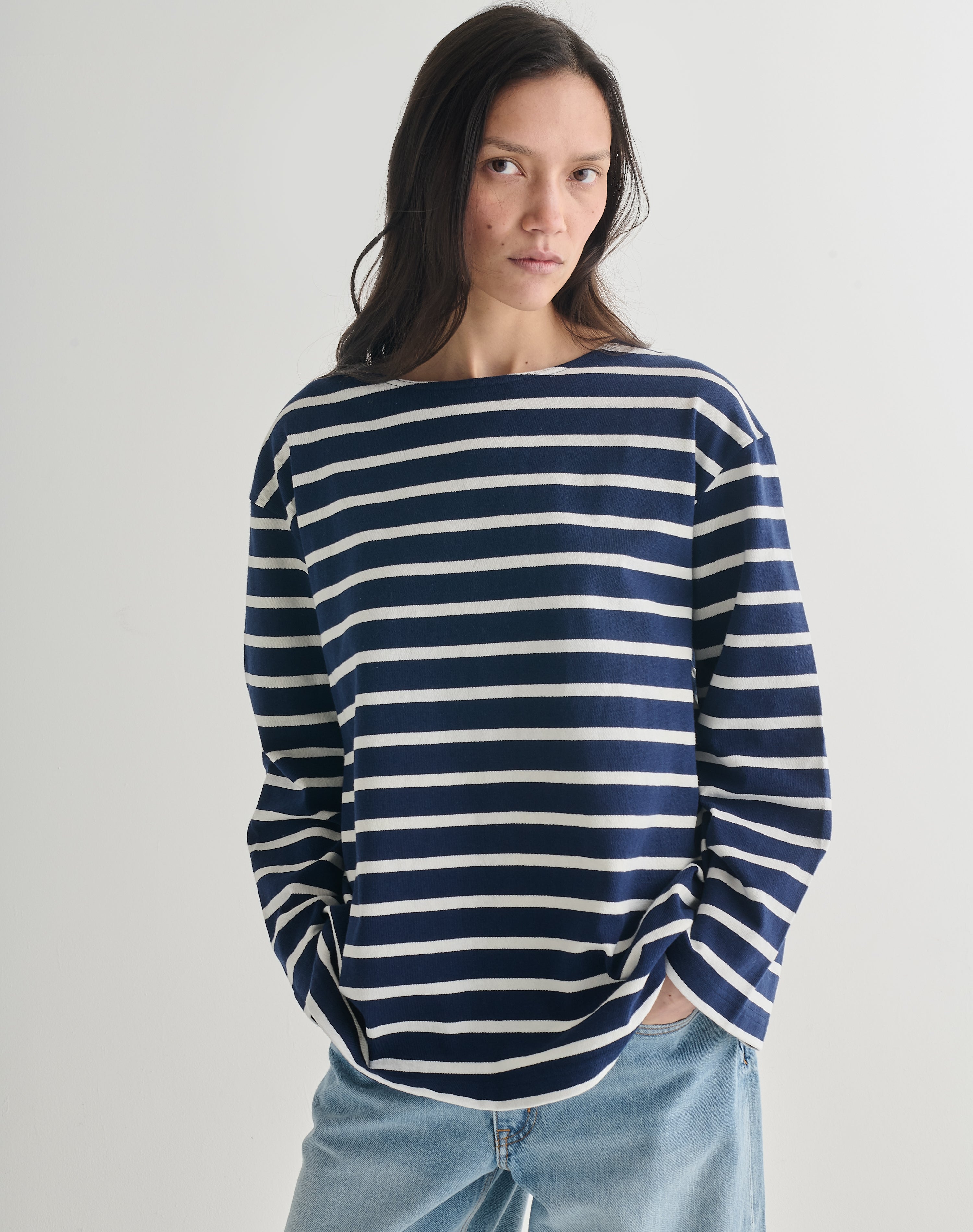 The Breton 02 / the Oversize - Ink + Ecru