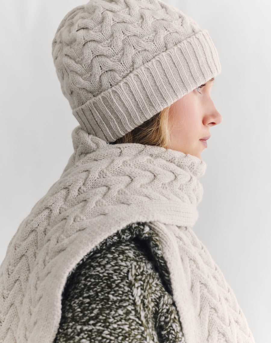 The Border Cable Hat - Lait