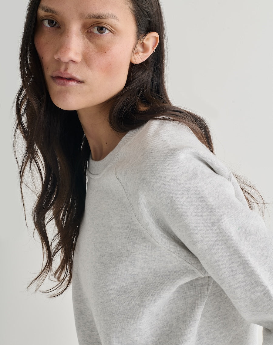 The Vintage-Fit SWEATSHIRT - Ice Grey