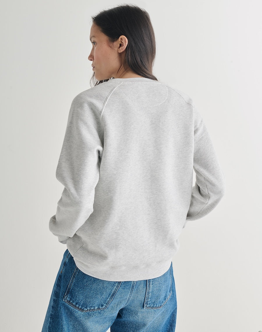 The Vintage-Fit SWEATSHIRT - Ice Grey