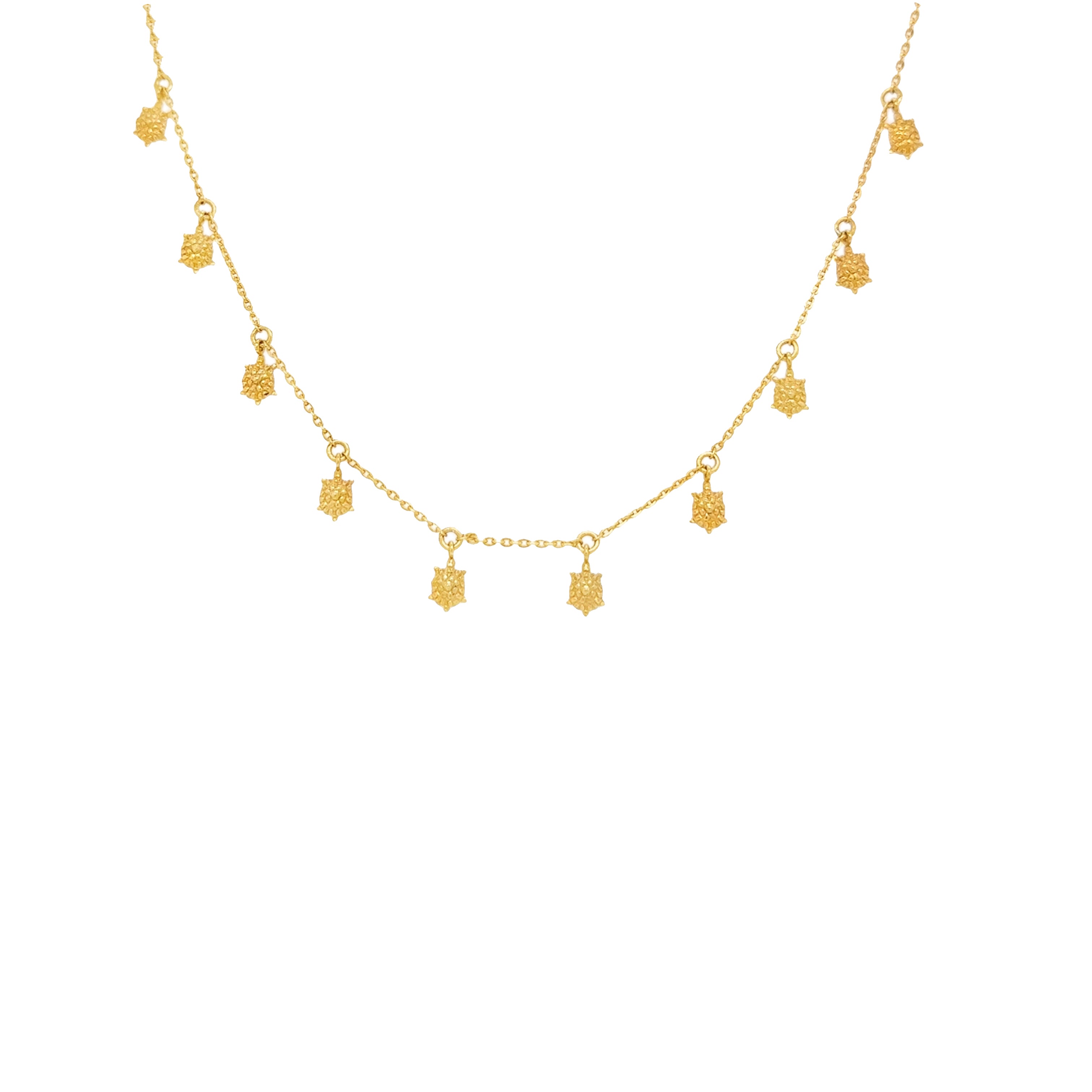 Gold Turtle Necklace