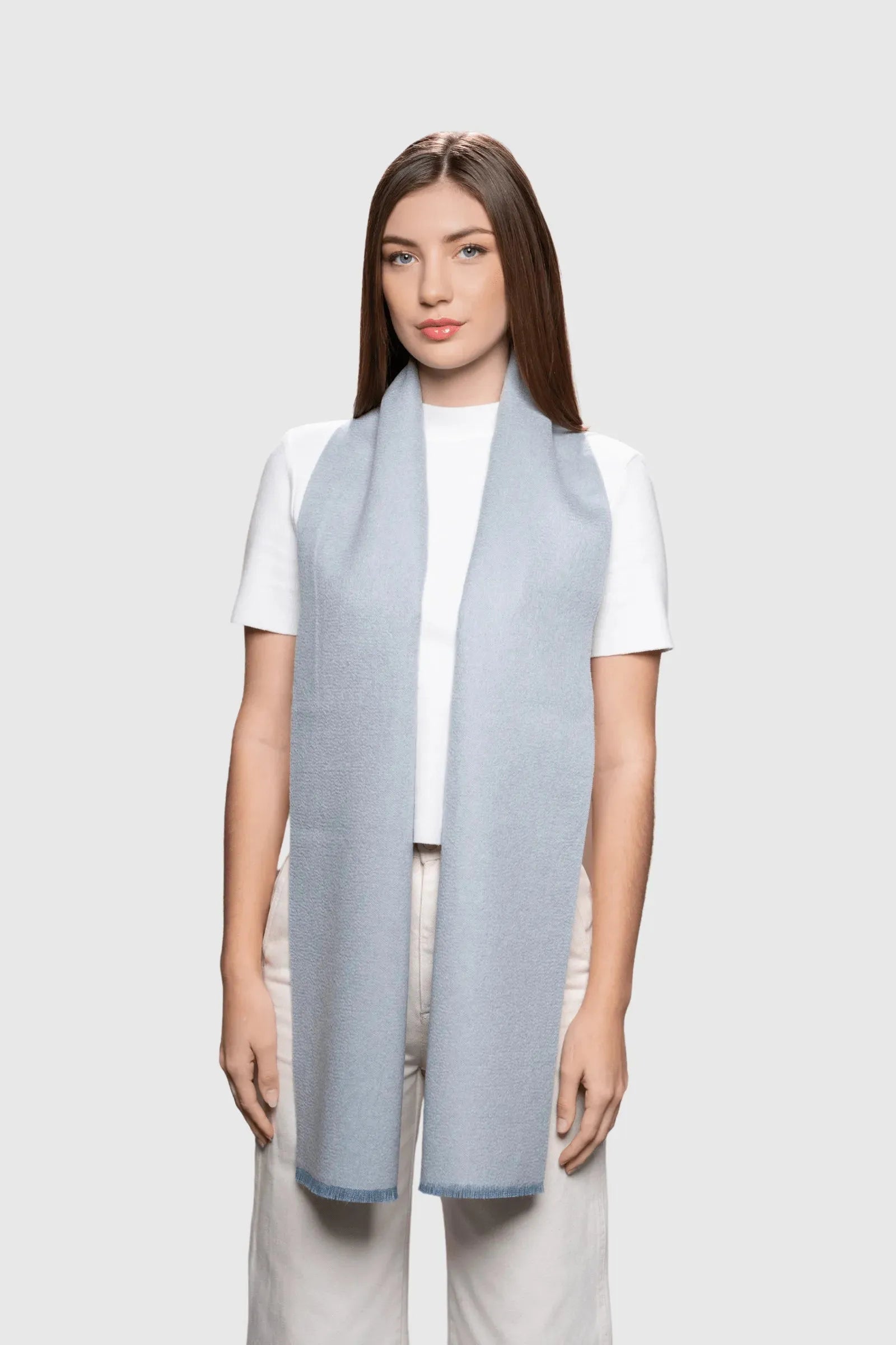 Two Tone Baby Alpaca Scarf