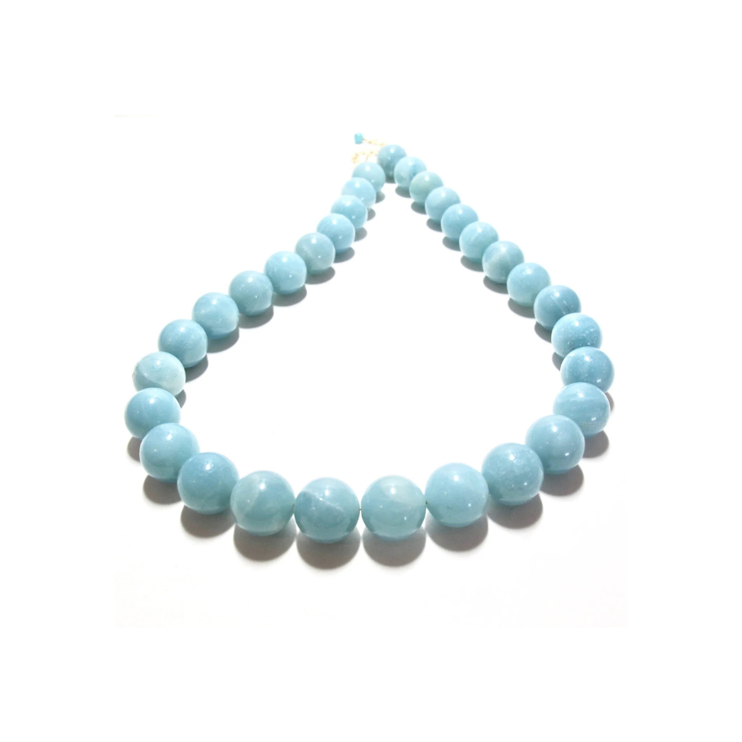 Mega Chunky Amazonite Bubblegum Necklace