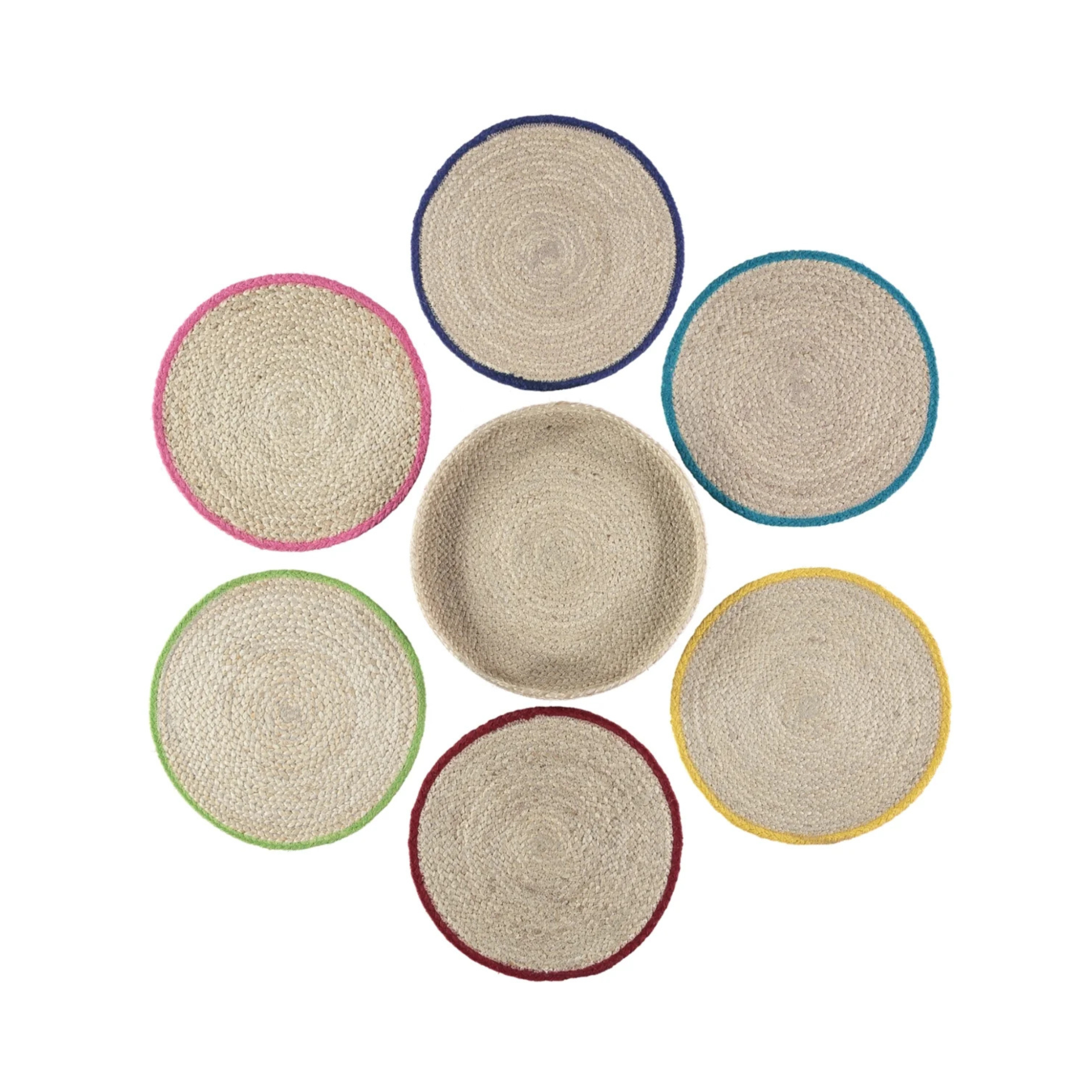 Calypso Mixed Jute Placemats