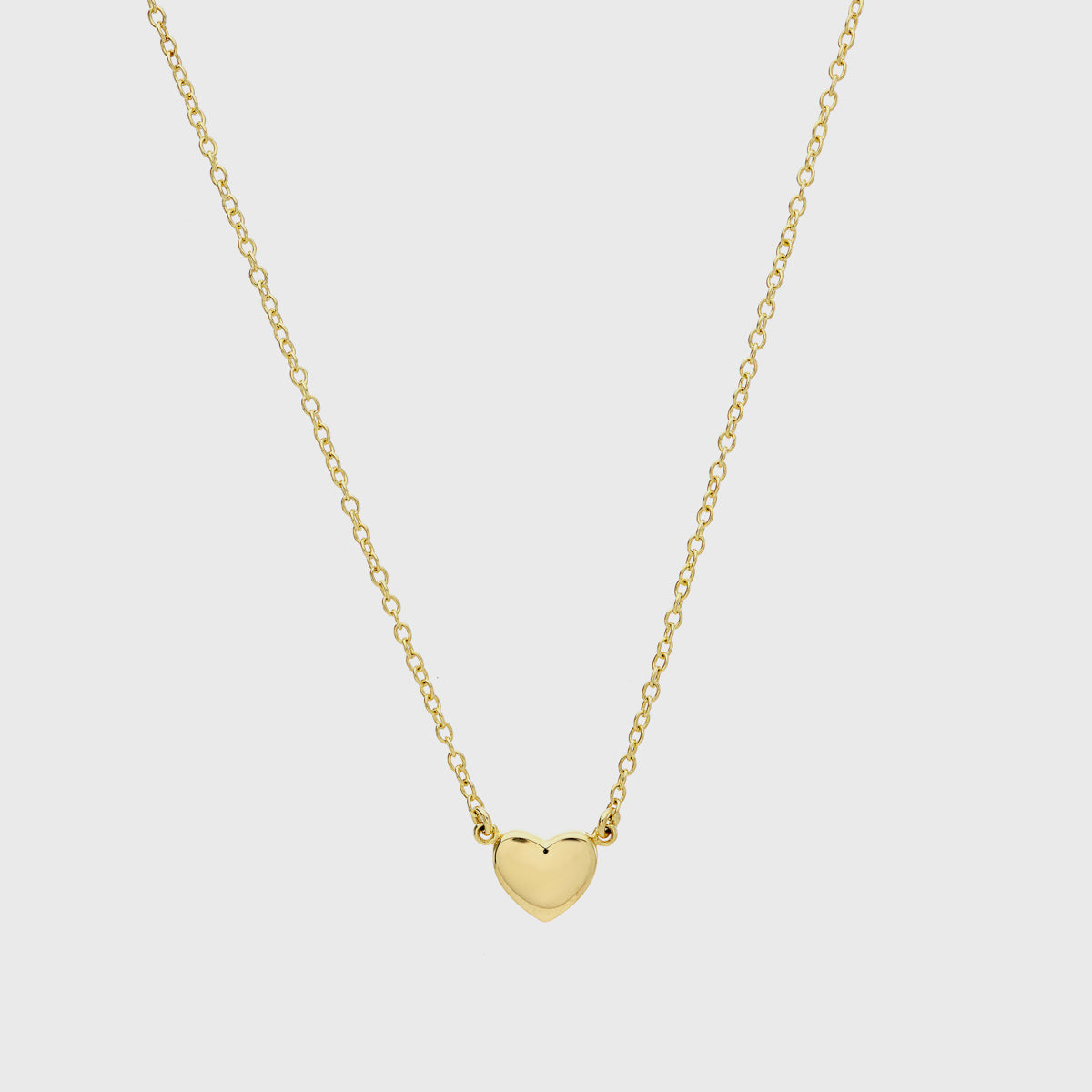 Verona Gold Vermeil Full Heart Necklace
