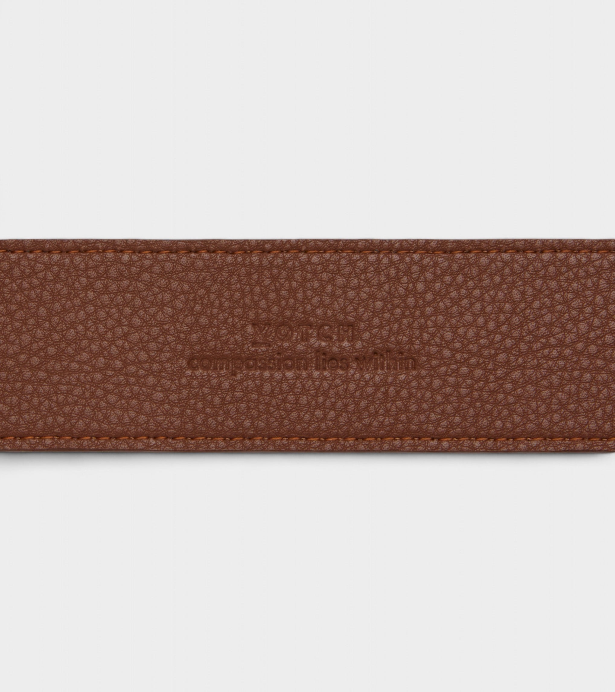 Marley Vegan Bio-Based Bamboo Classic Belt in Brown