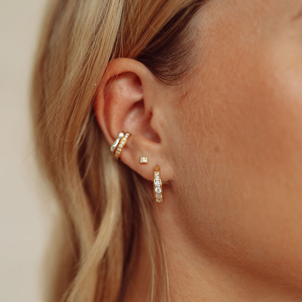 Brooklyn Hoops in Gold