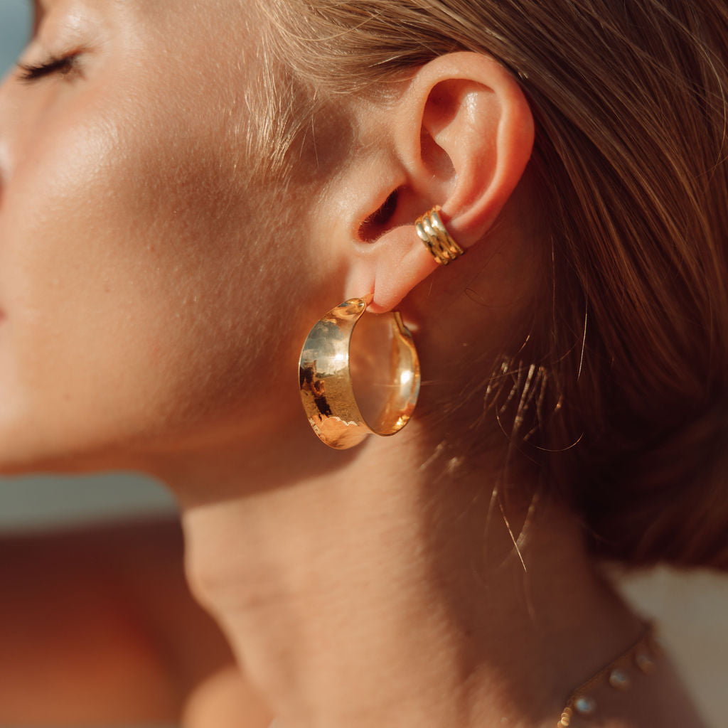 The Soho Hoops in Gold