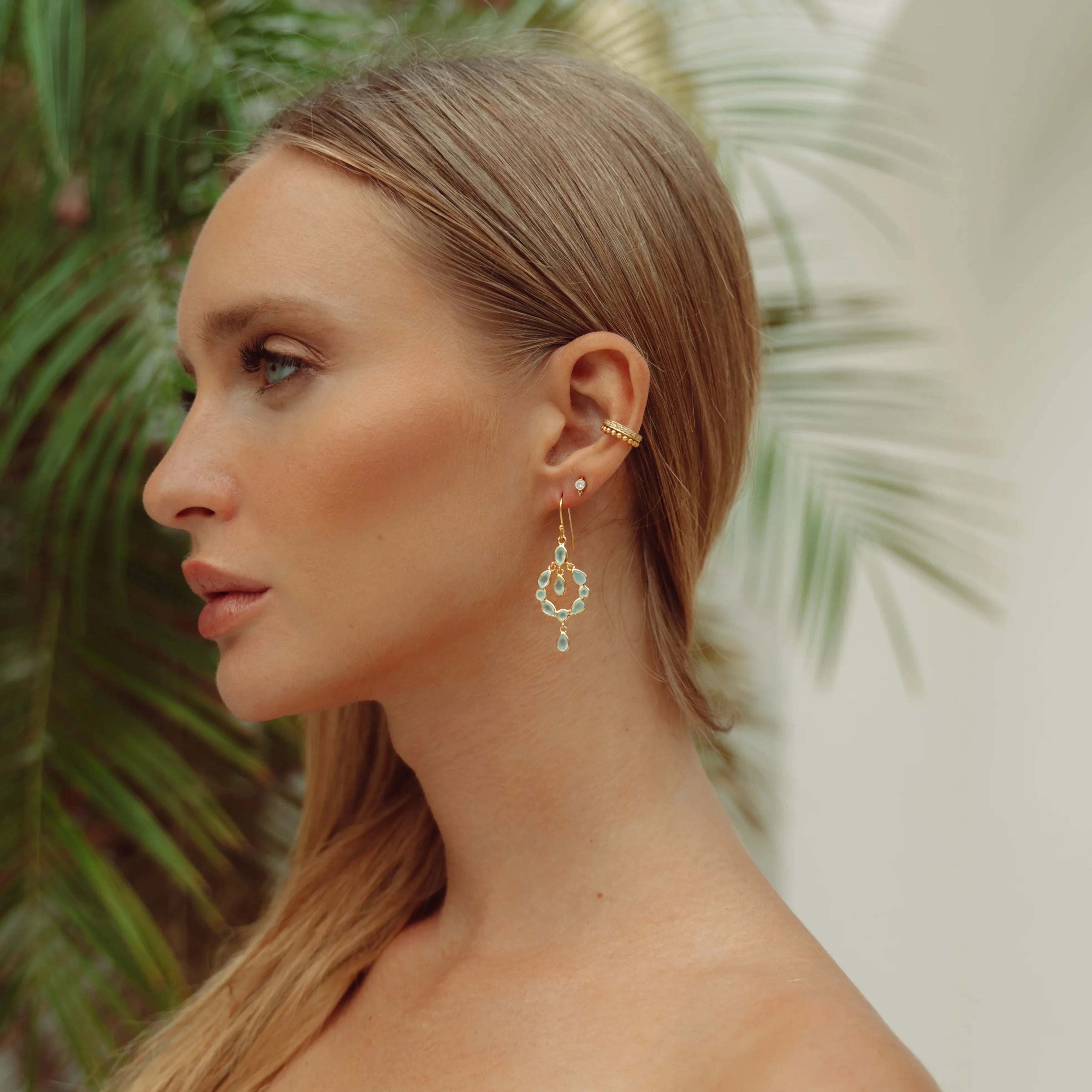 Dream Catcher in Aqua Chalcedony