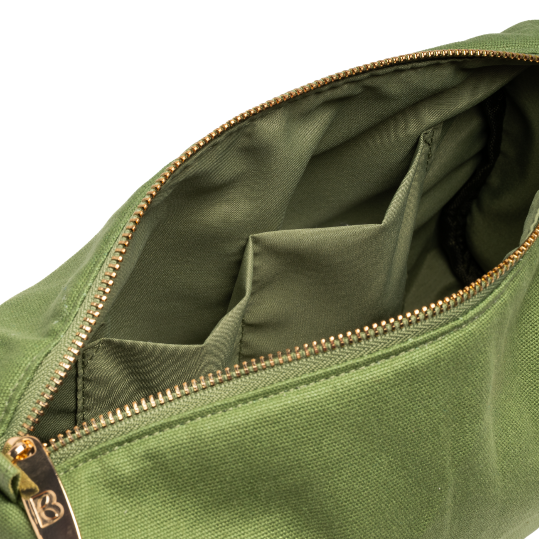 Sage Green Canvas Washbag