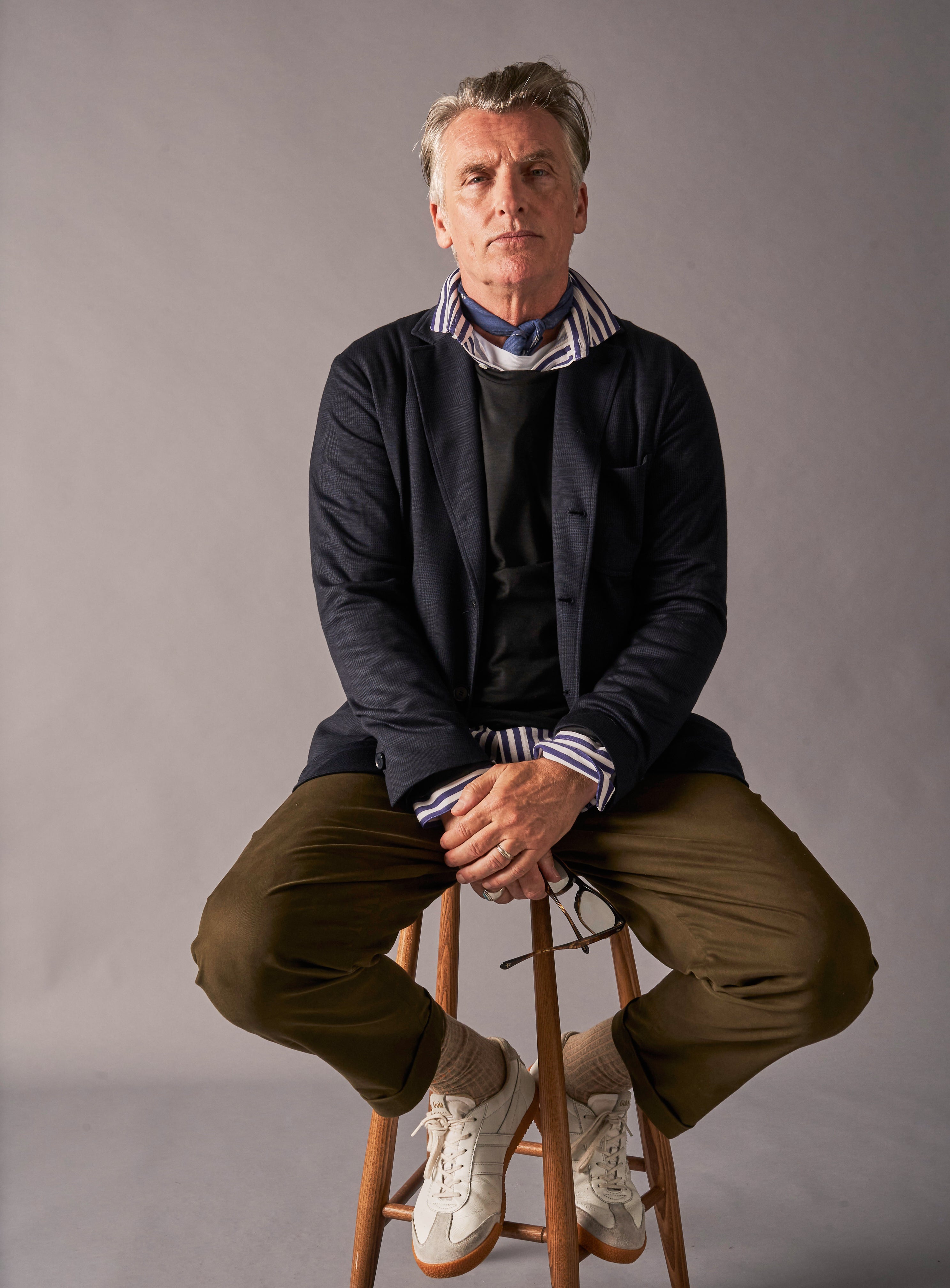 ZQ Merino Super 120s Wool Jersey Black Crew neck