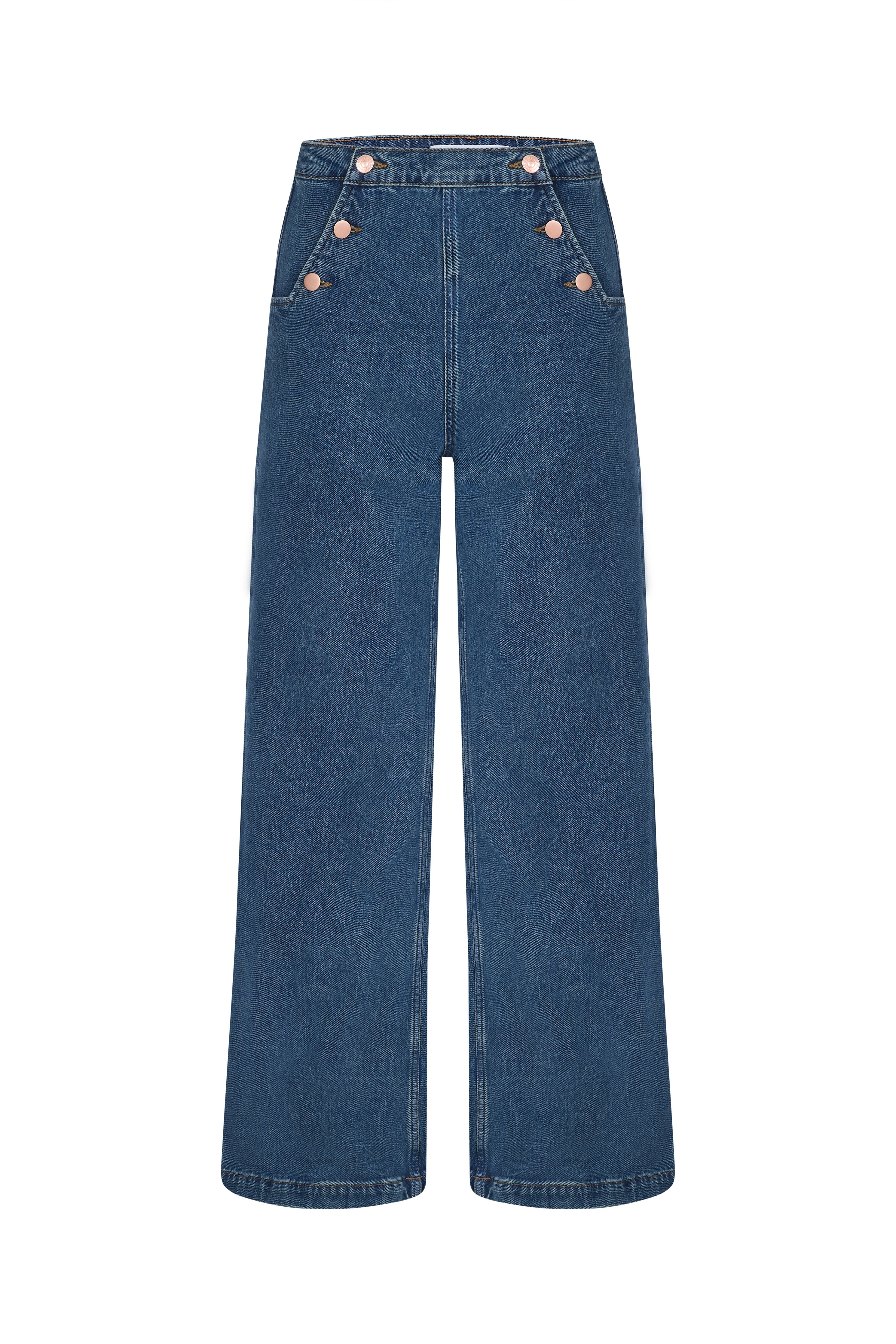 Margot High-Rise Flare Jean in Pasadena