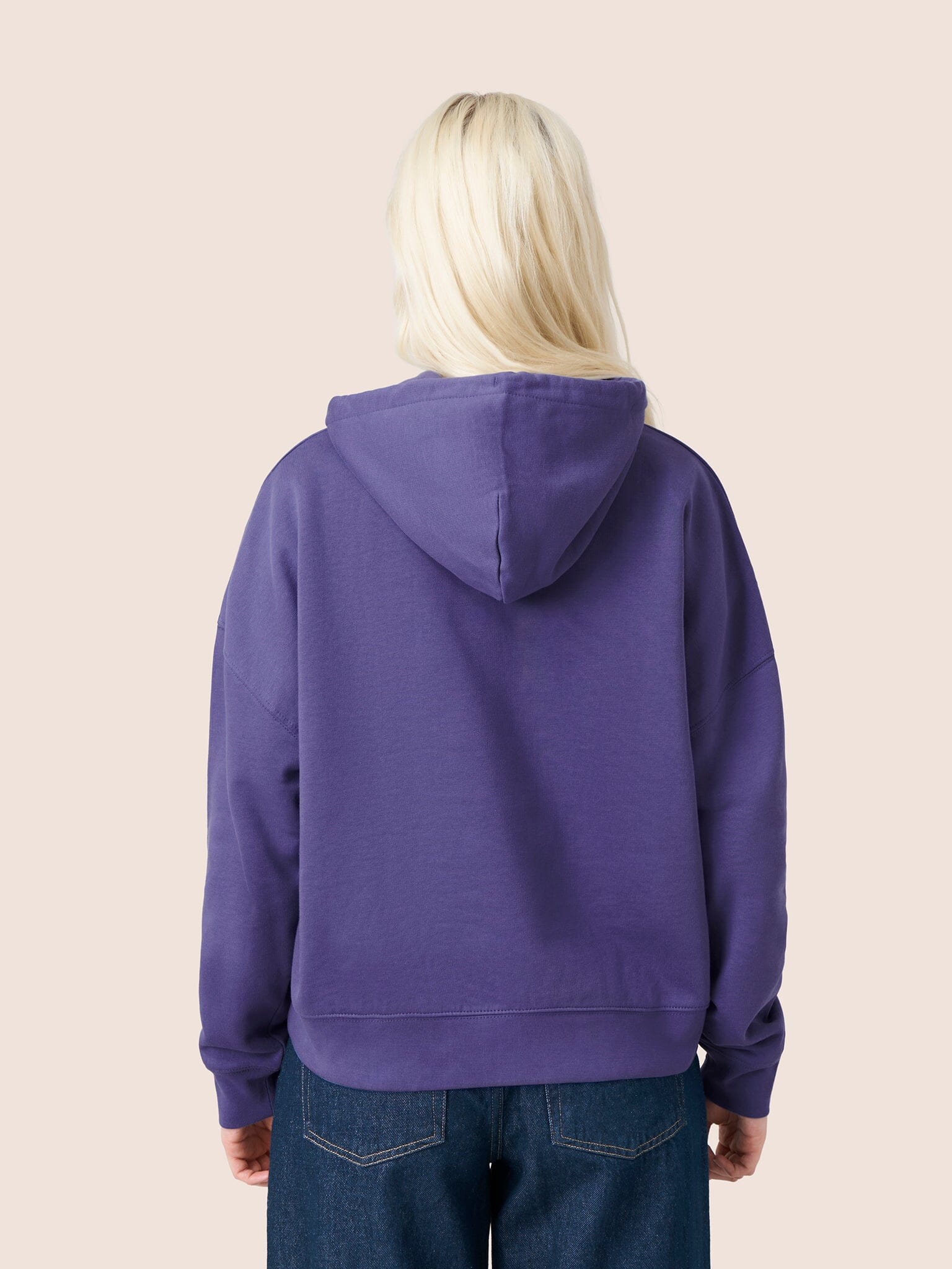 Atlas Organic Cotton Hoodie in Purple