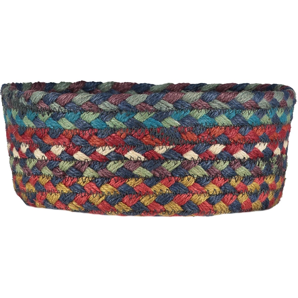 Carnival Blue Jute Mini Basket