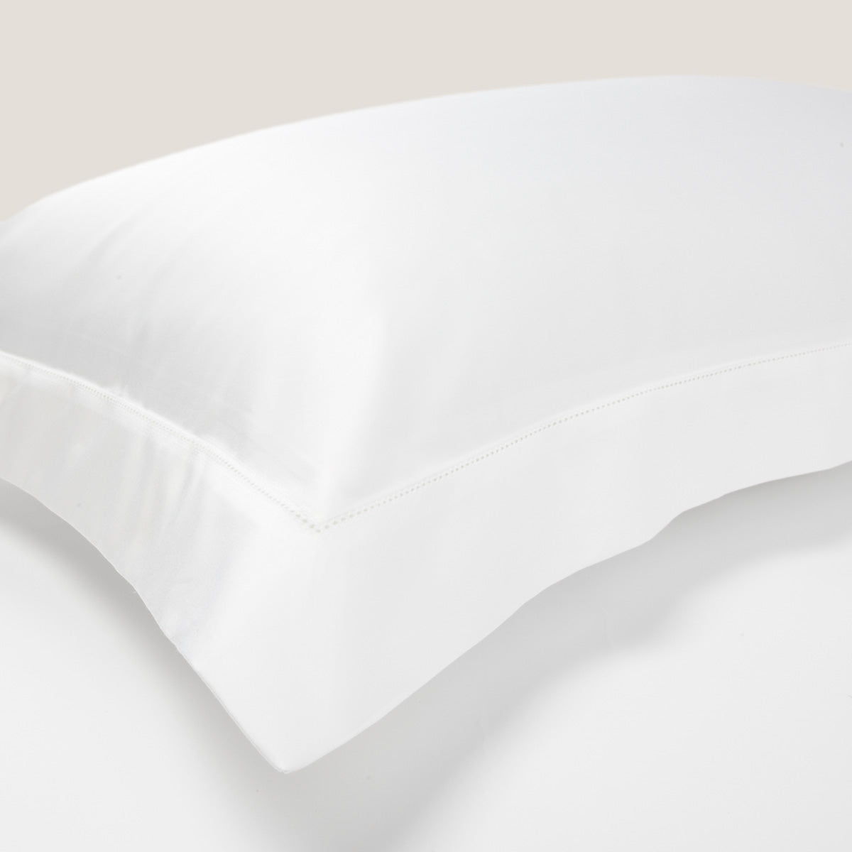 Hemstitch Oxford Pillowcase - White Collection