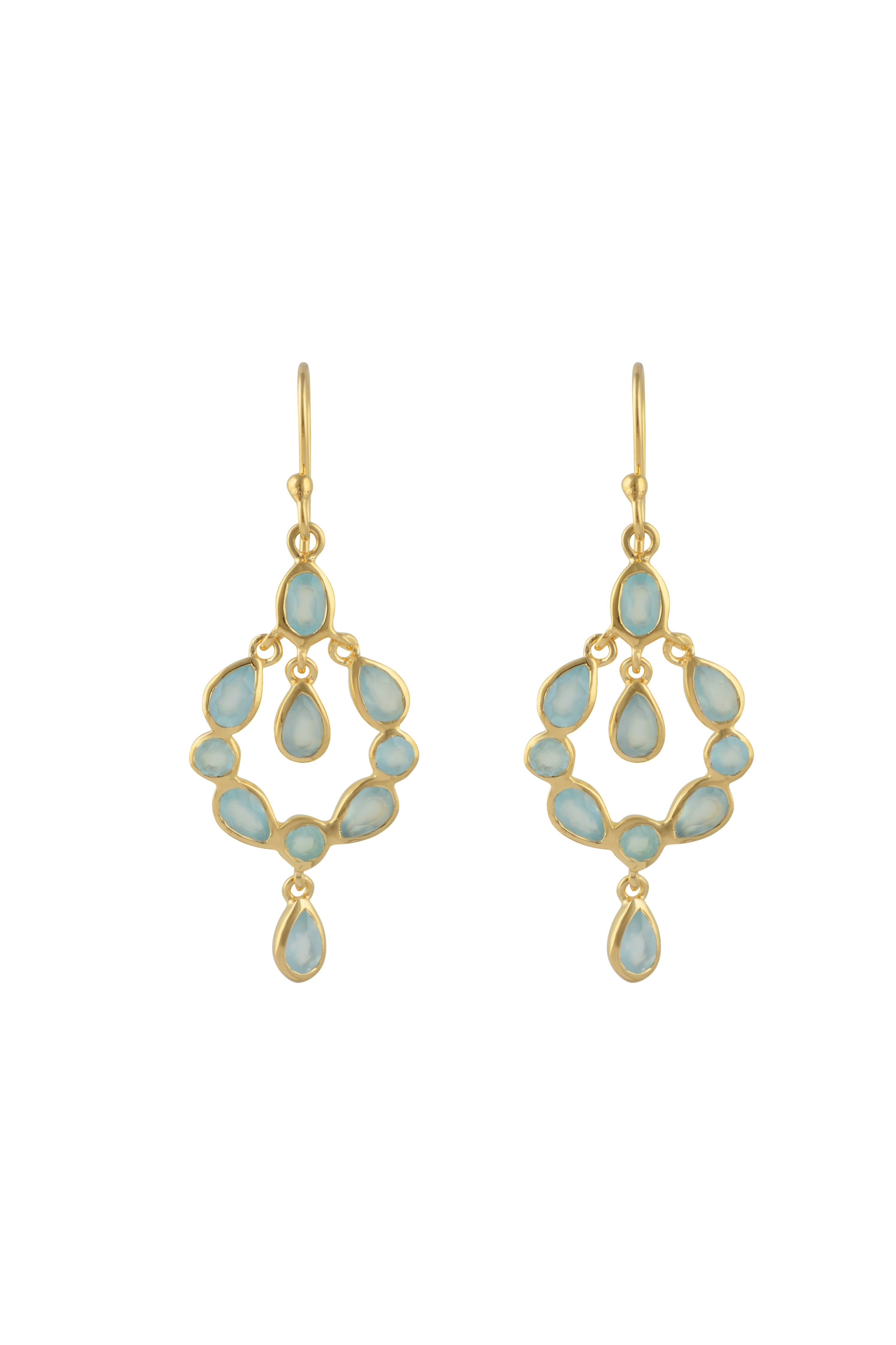 Dream Catcher in Aqua Chalcedony