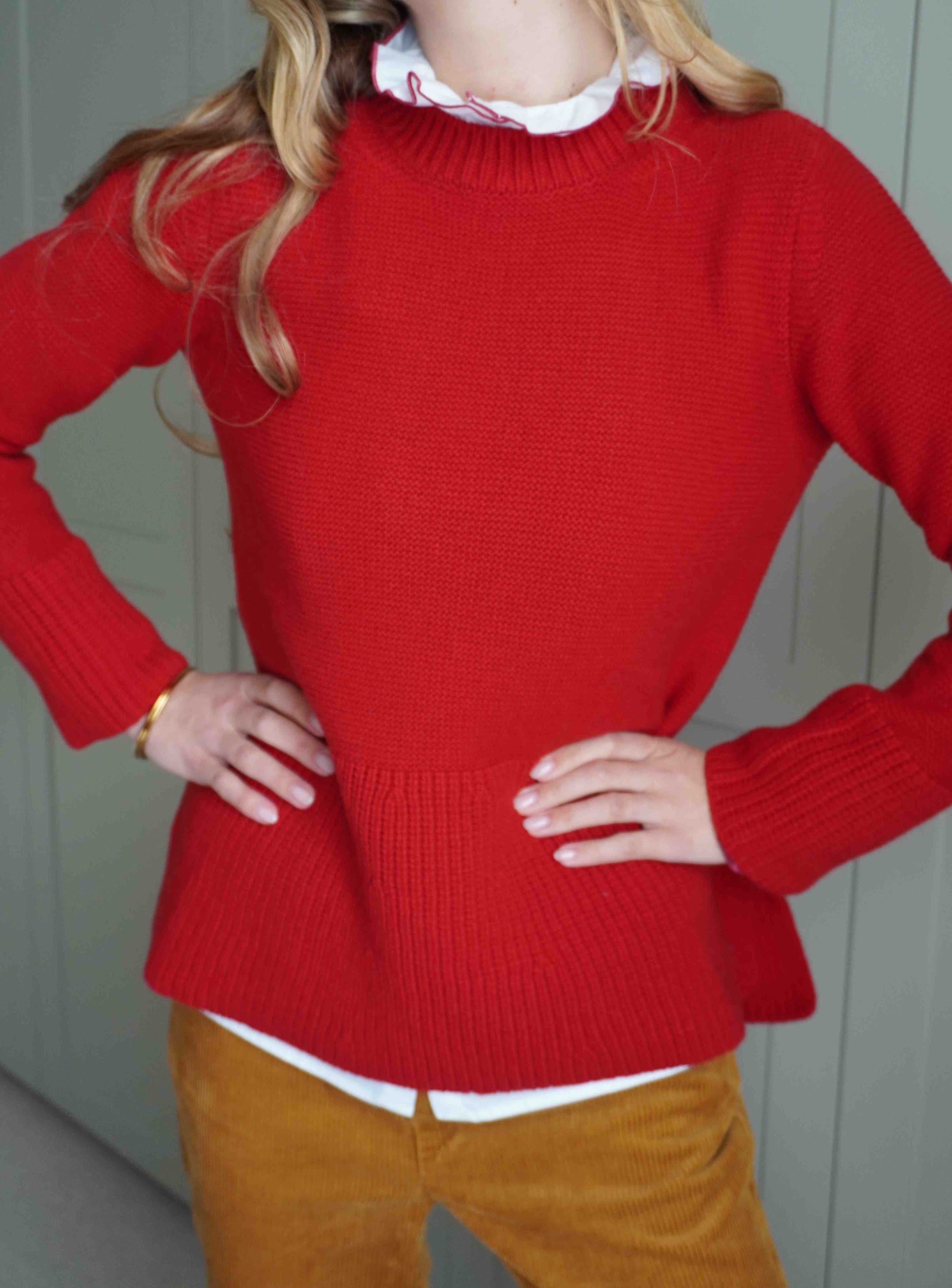 Teddy Sweater - Red