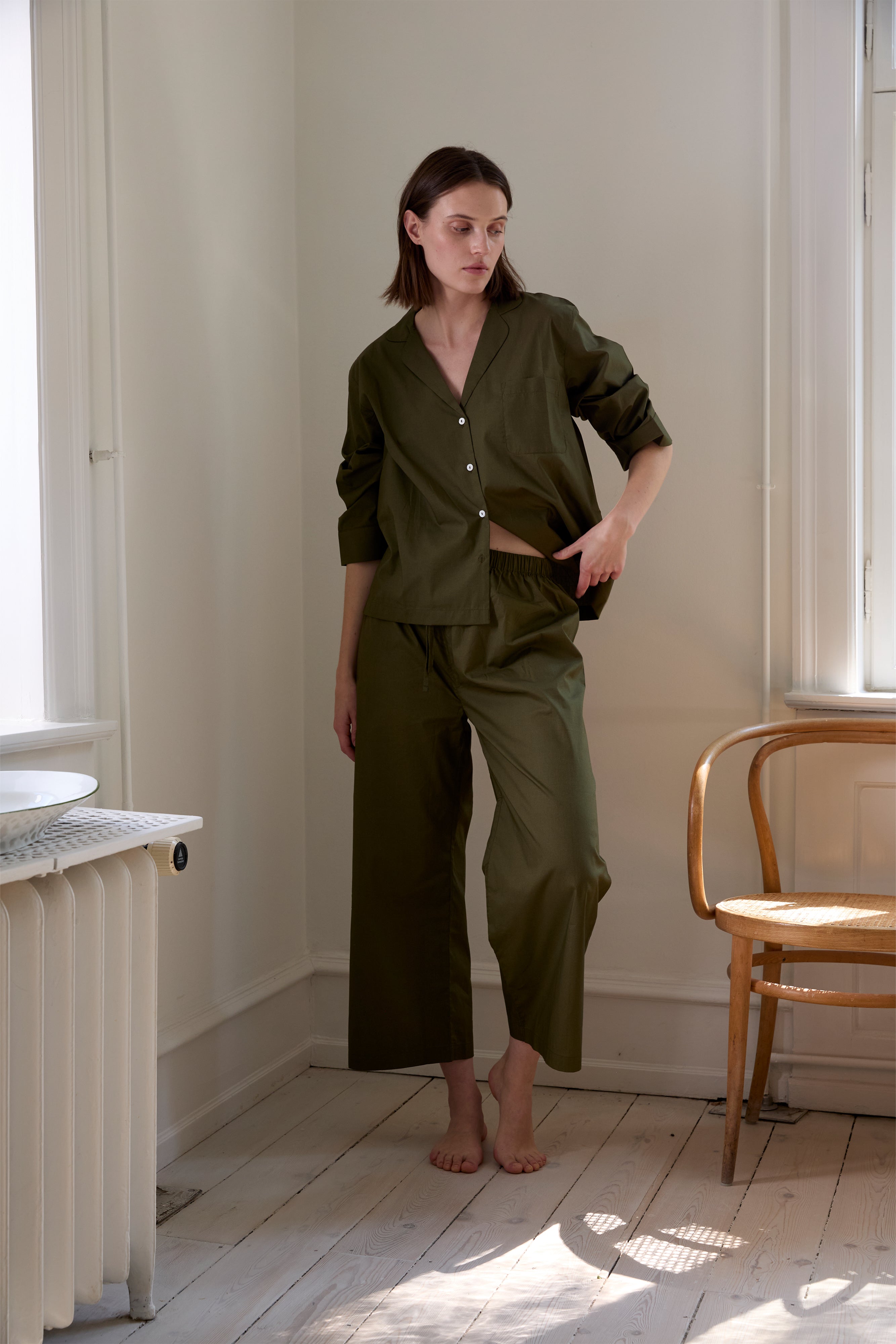 Relaxed Olive Pyjama Set