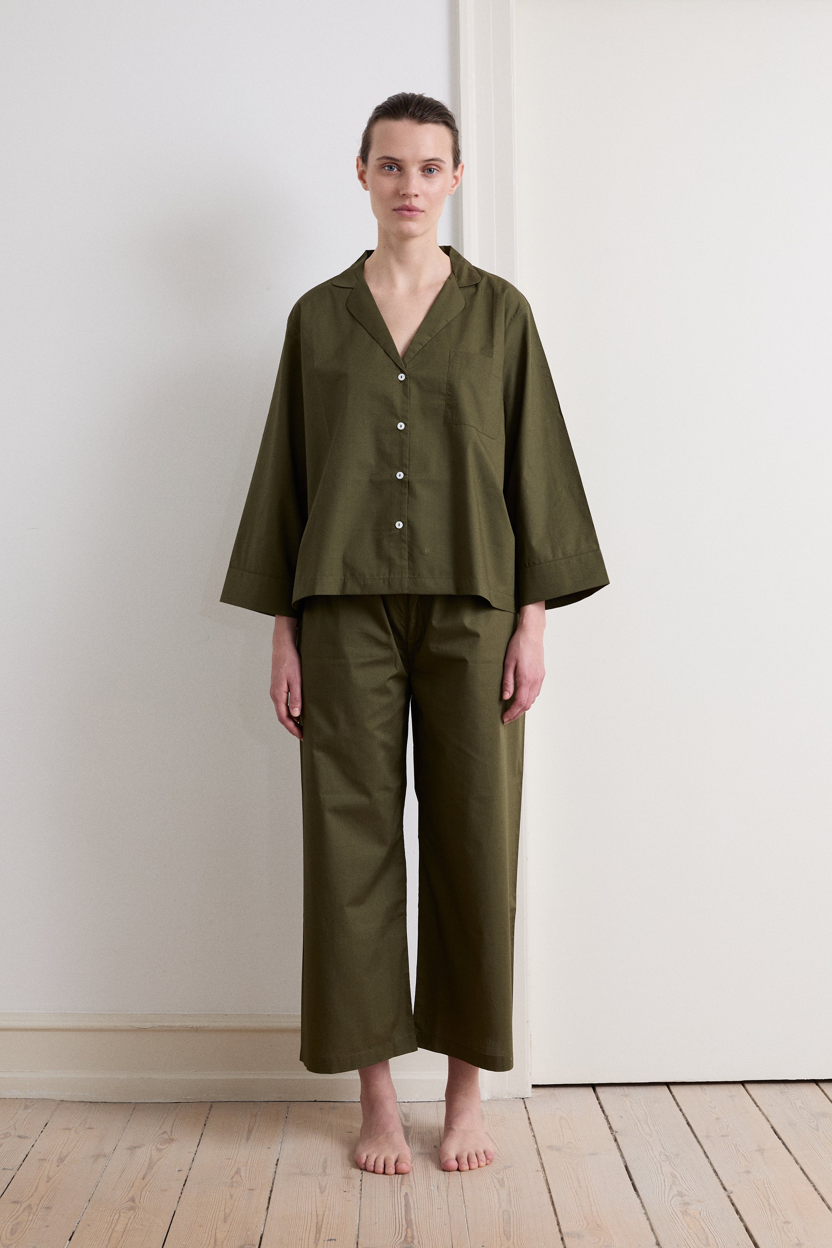 Relaxed Olive Pyjama Set