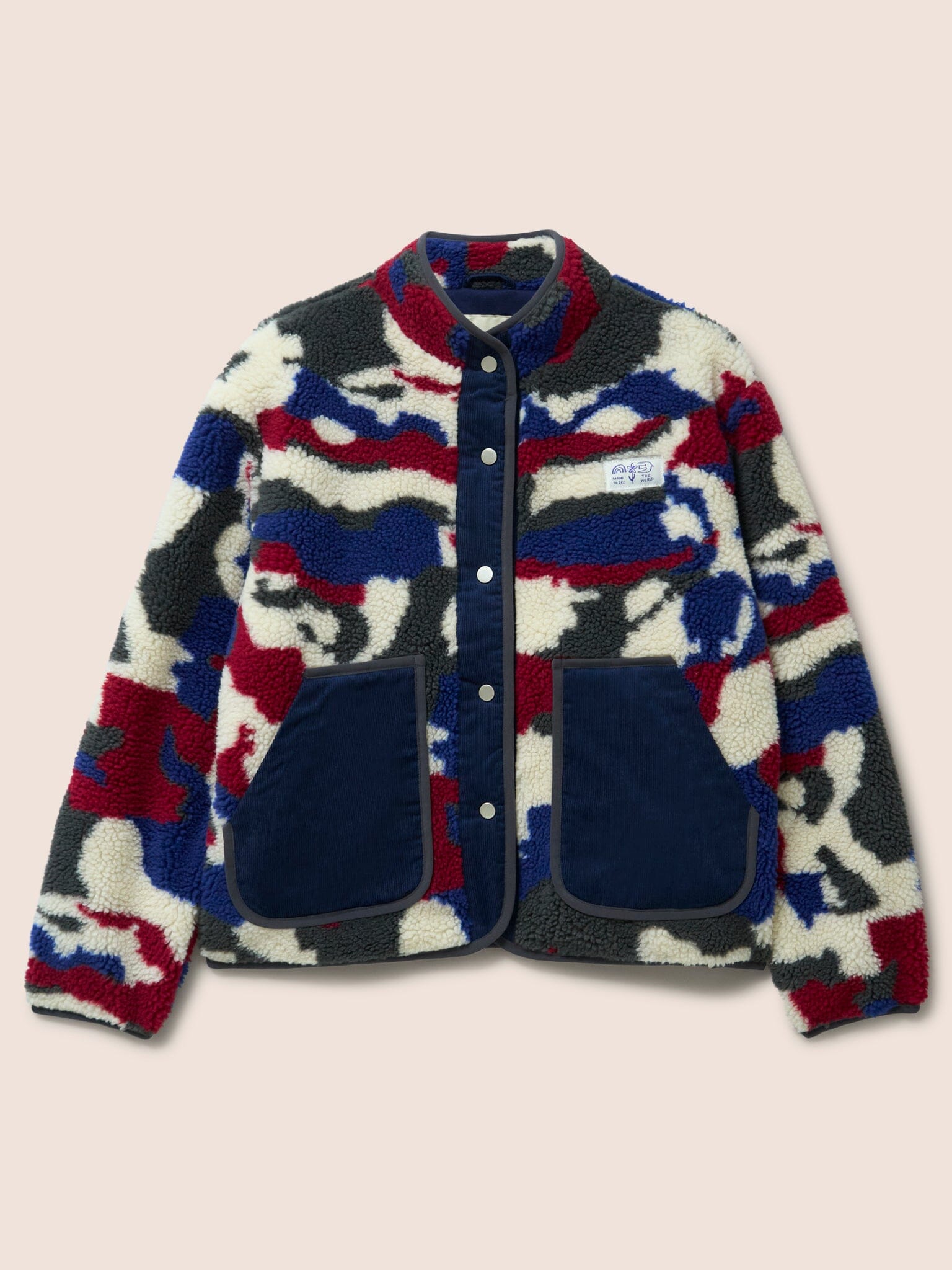 Hudson Recycled Fleece Cord Printed Jacket