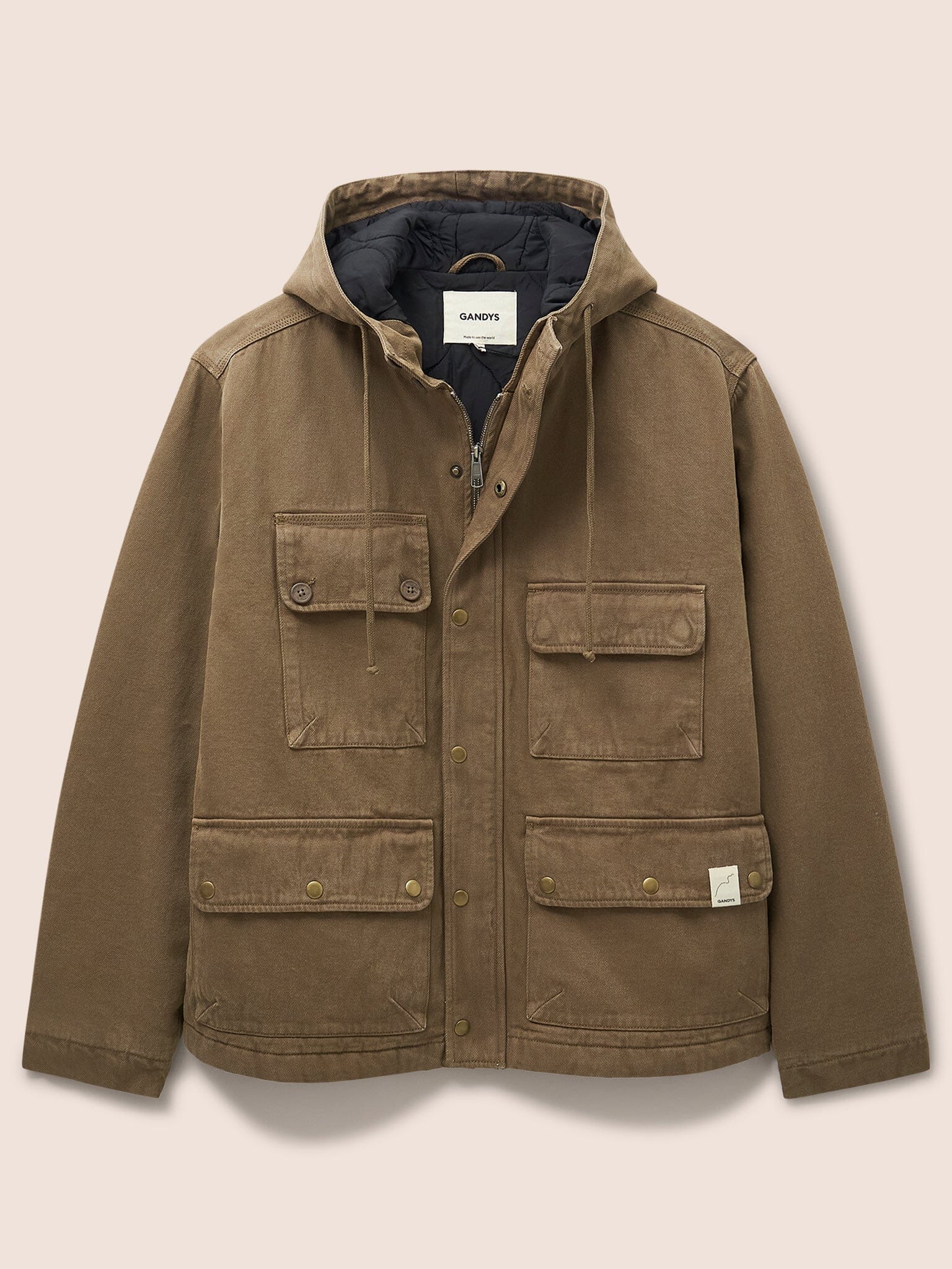 Kalmar Cotton Utility Padded Parka Coat