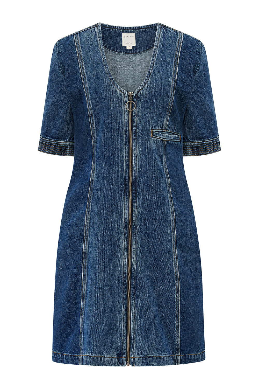 Lea Mini Denim Dress in Phoenix