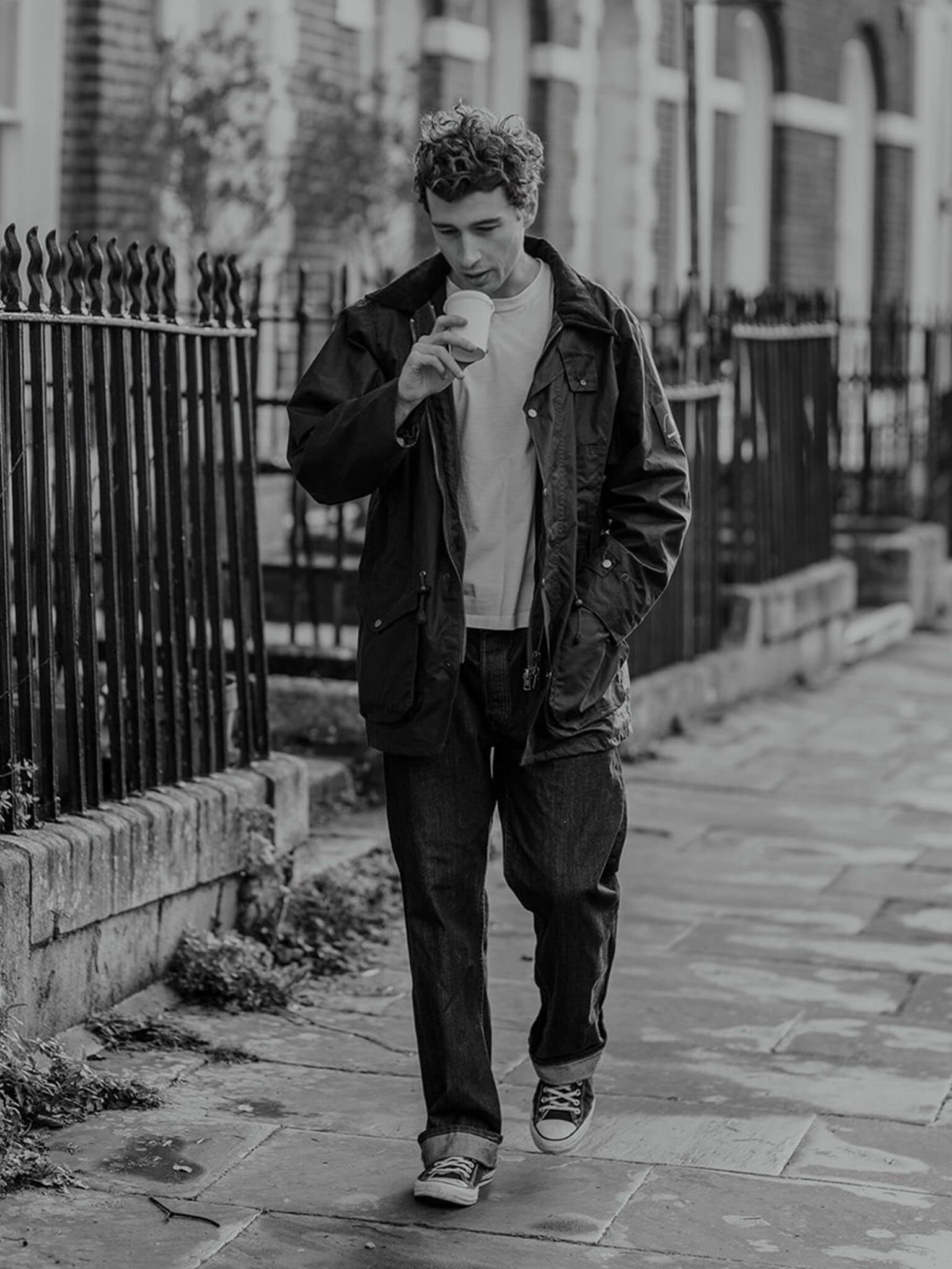 Leighton Waxed Cotton 4 in 1 Coat in Dark Olive