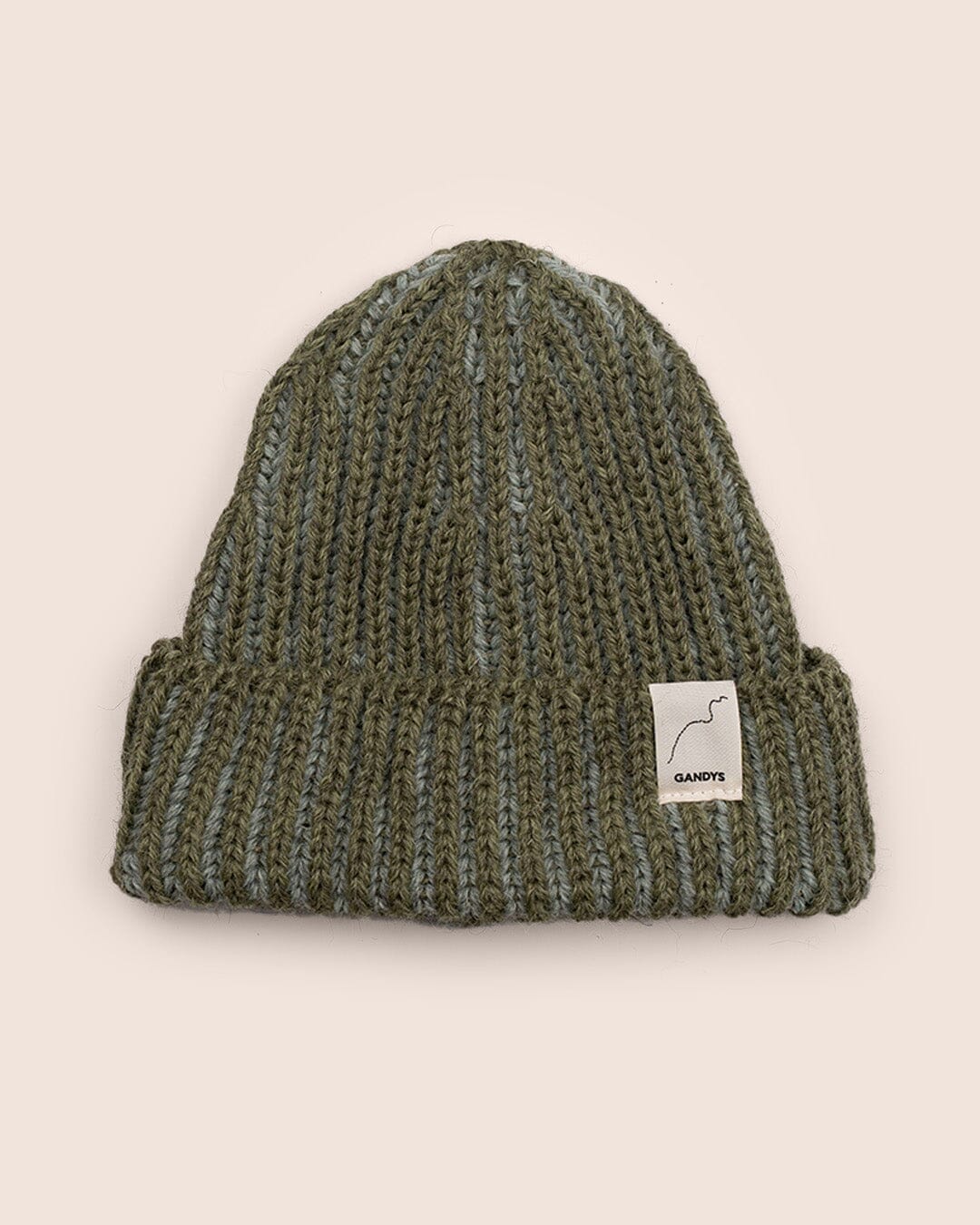 Lomond Made in England Wool Beanie in Green
