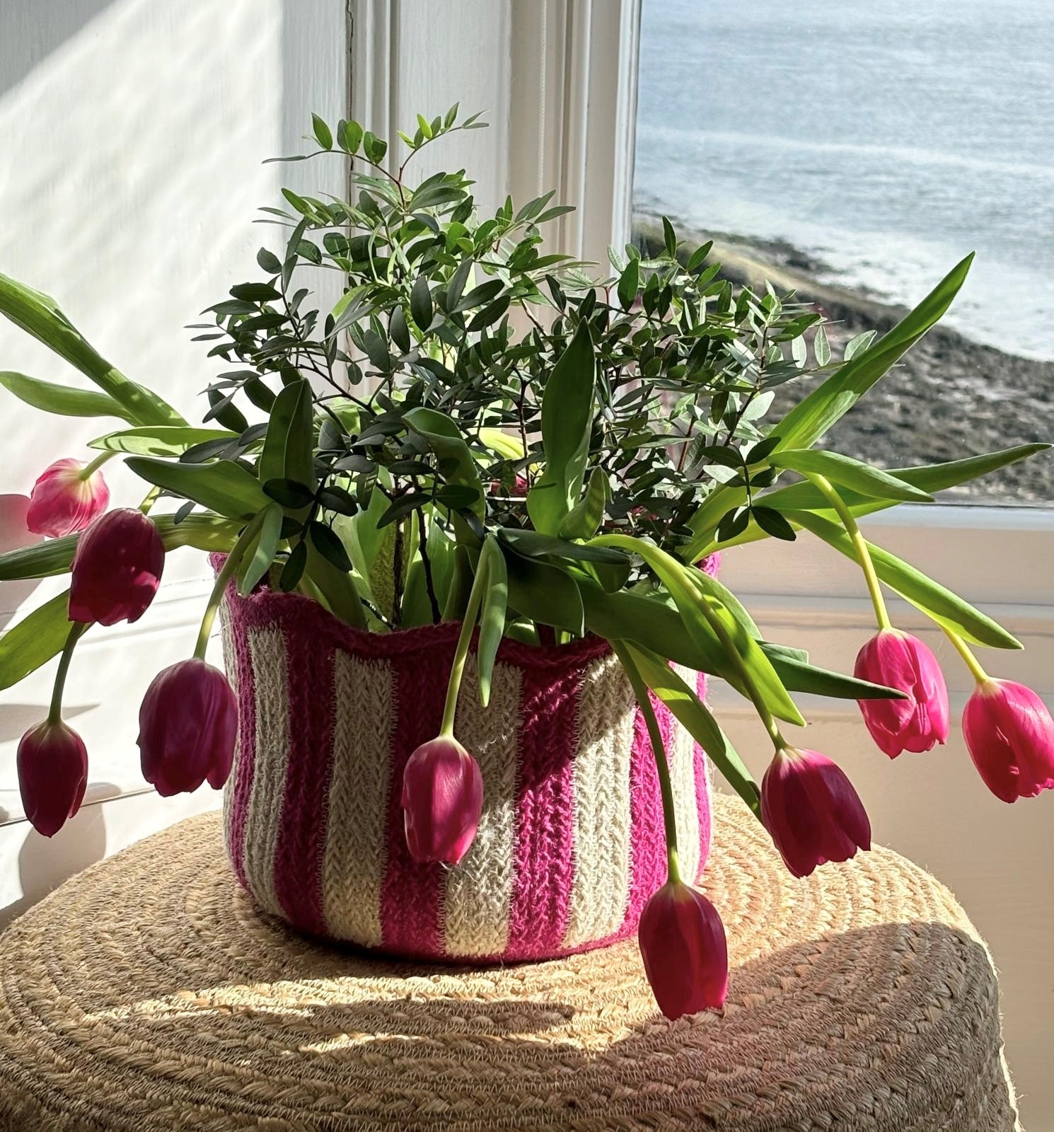Tulip Basket Magenta